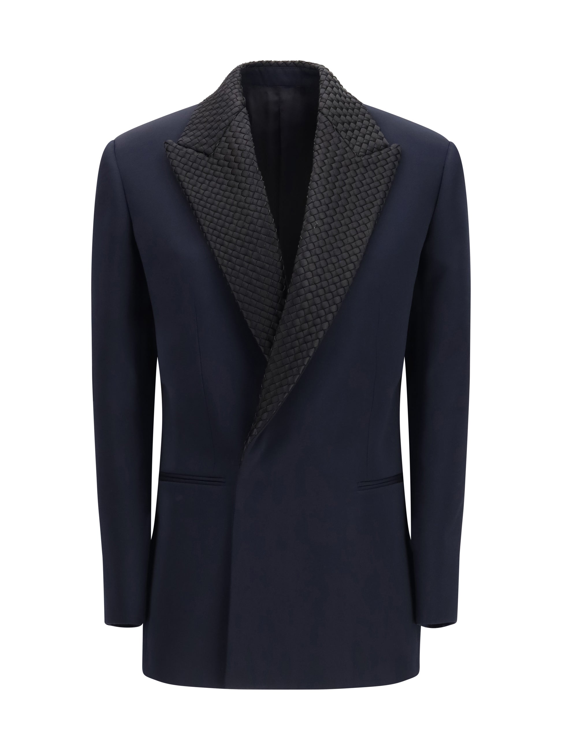Bottega Veneta Women Single Breasted Jacket With Intrecciato Motif BOTTEGA VENETA