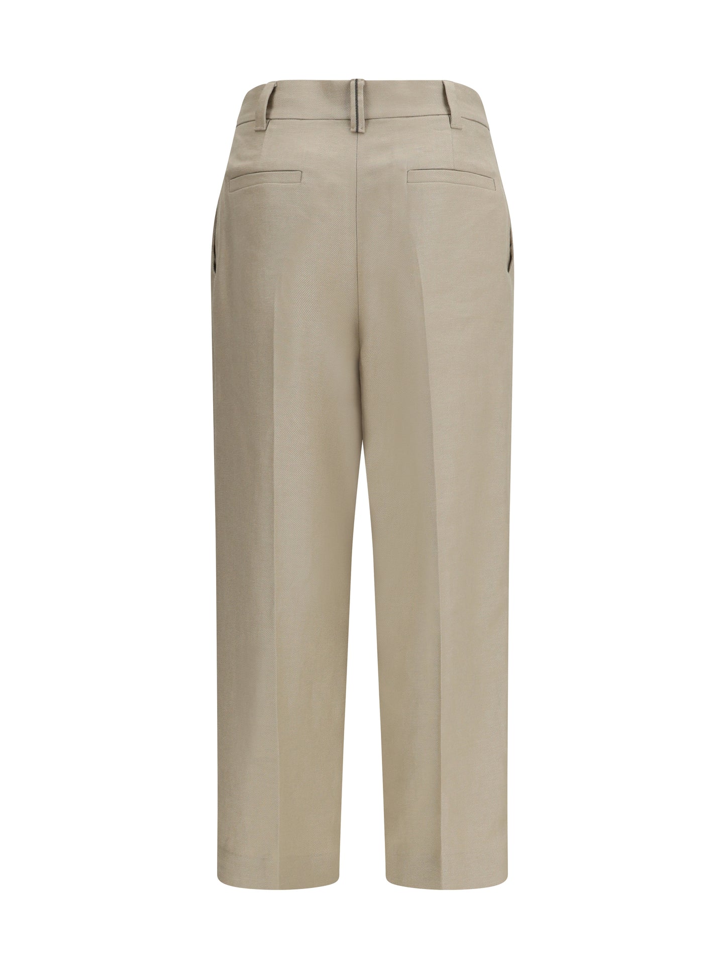 Brunello Cucinelli Women Linen Trousers BRUNELLO CUCINELLI