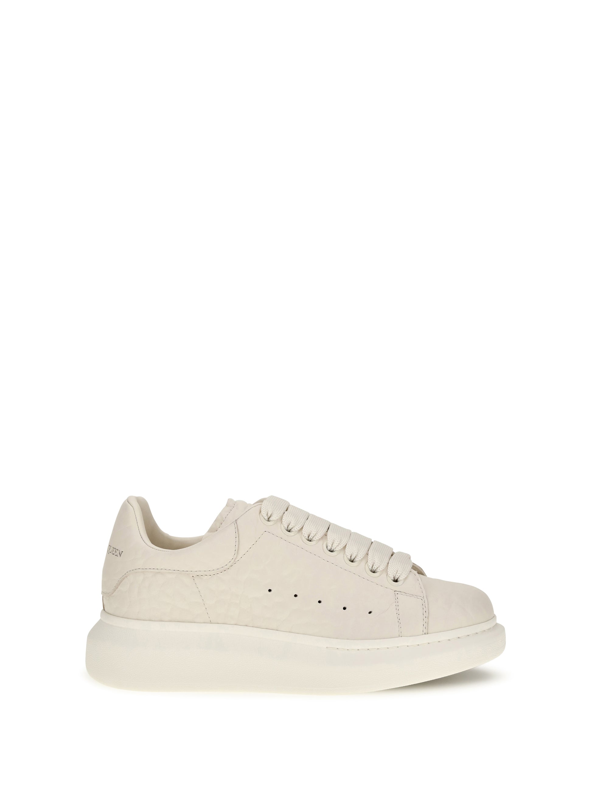 Alexander Mcqueen Women Oversized Pebbled Leather Sneakers ALEXANDER MCQUEEN