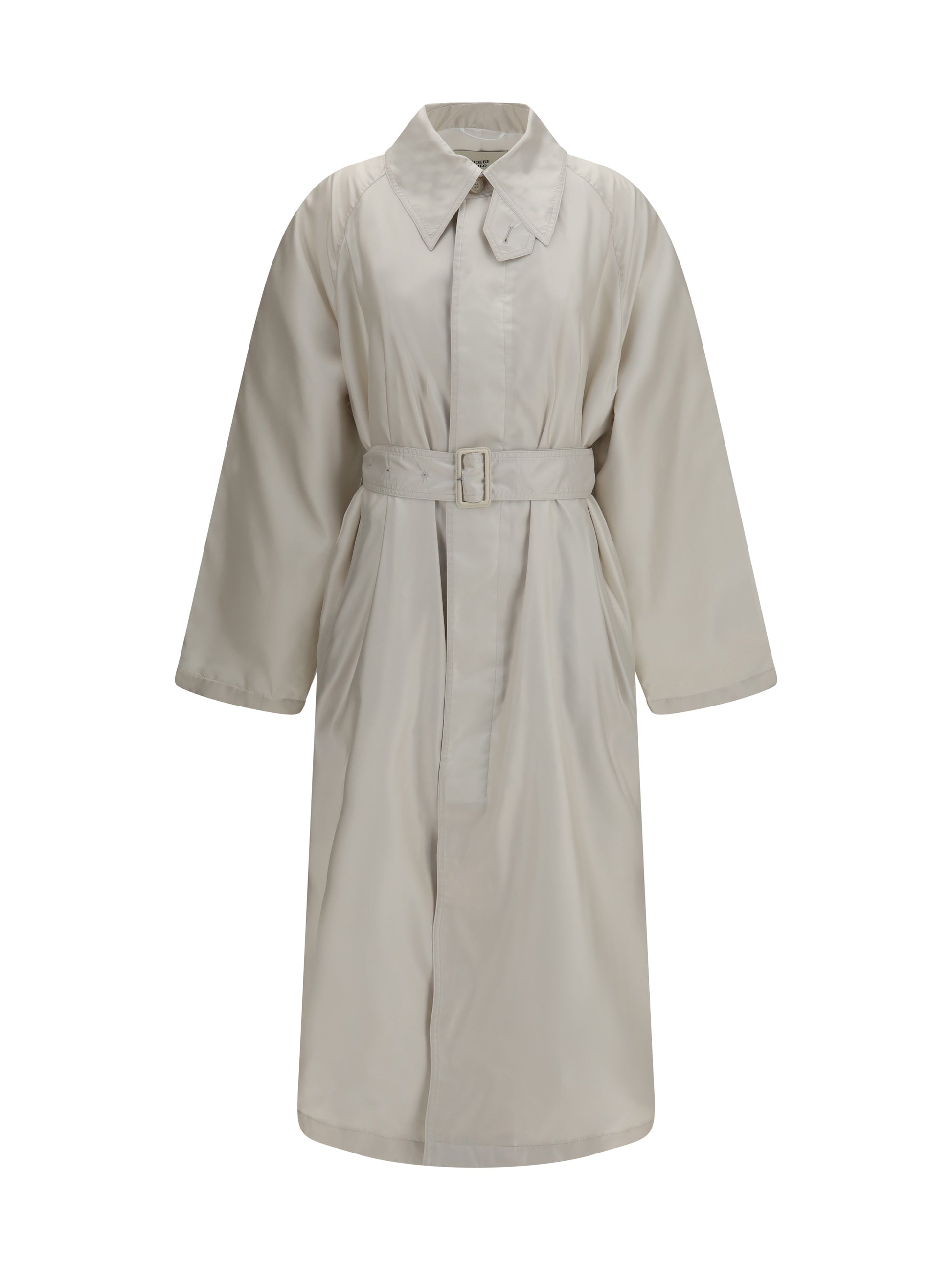 Phoebe Philo Women Belted Cotton Twill Trench Coat PHOEBE PHILO