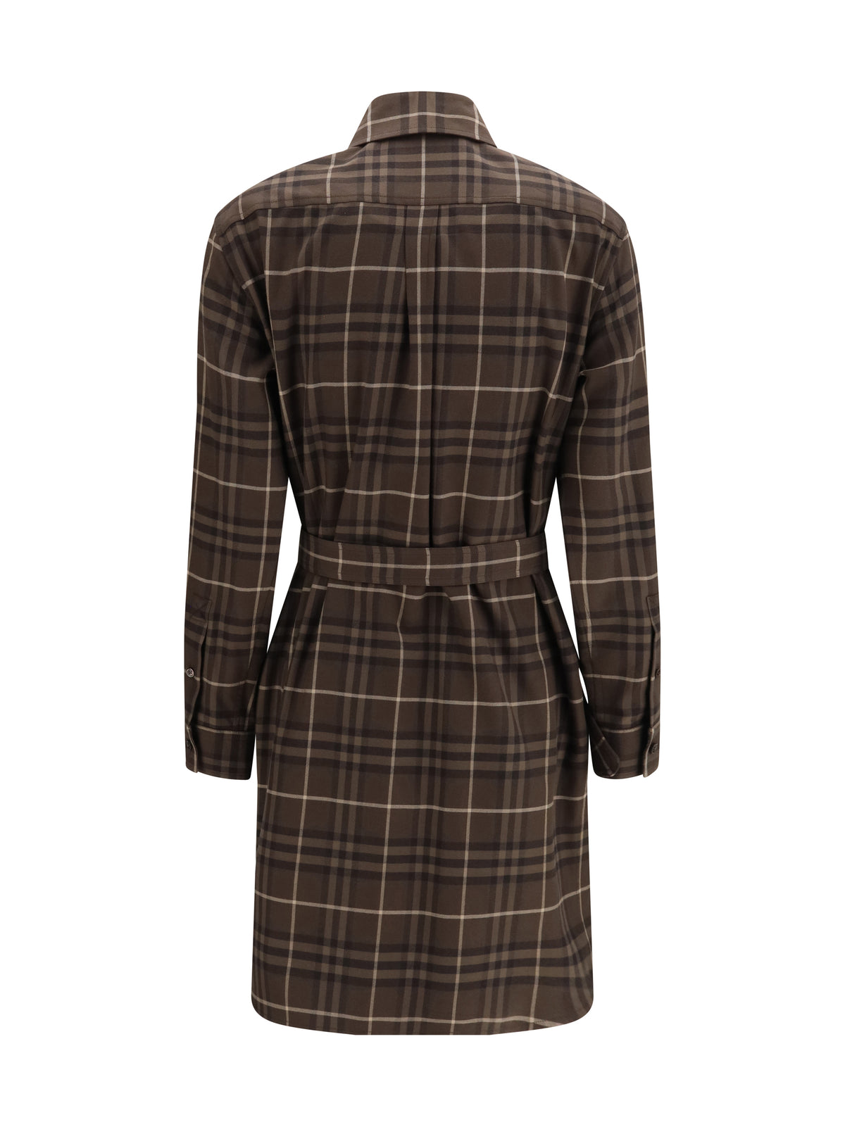 Burberry Women Check Cotton Shirt Dress BURBERRY