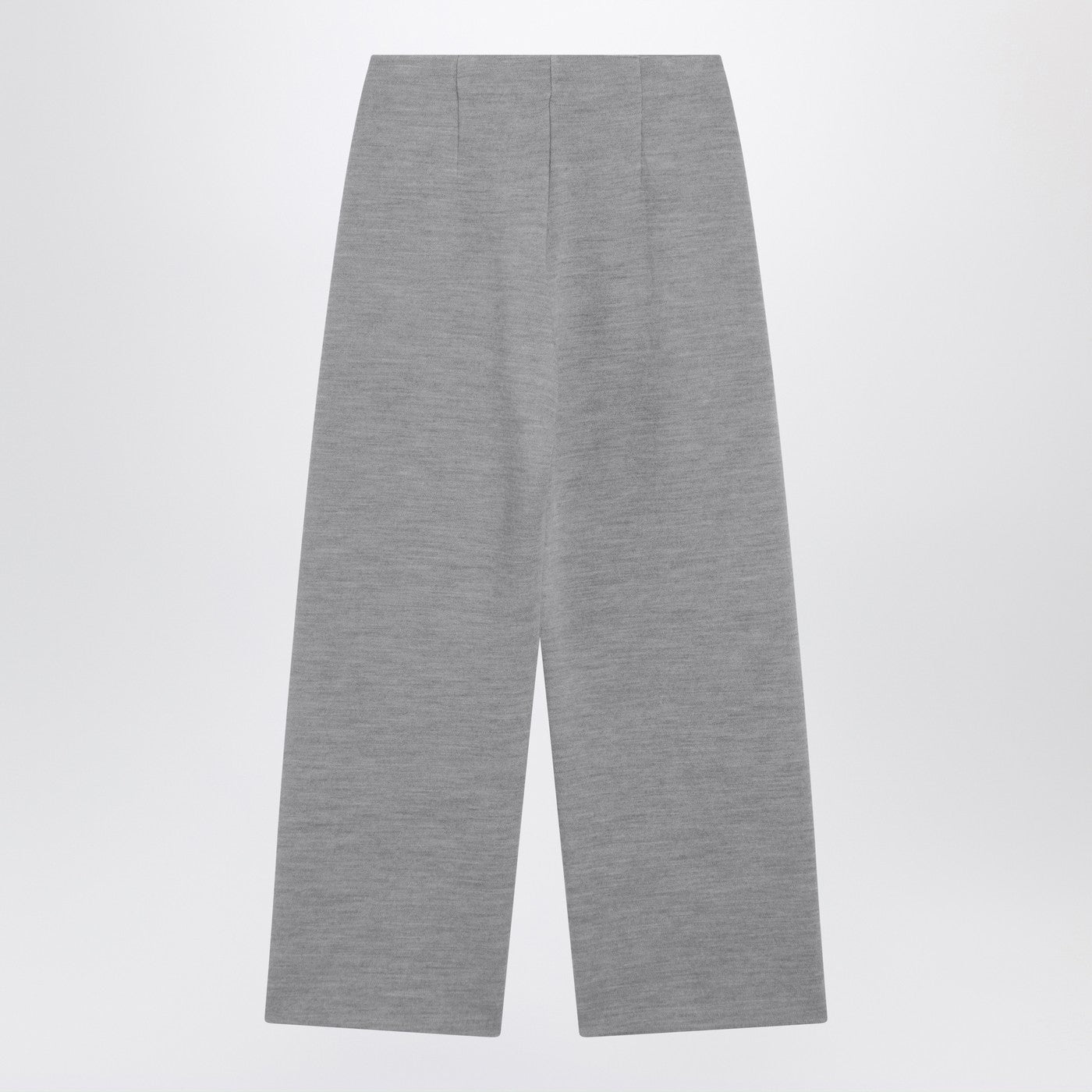 Max Mara Grey Wool-Cotton Blend Trousers Women MAX MARA