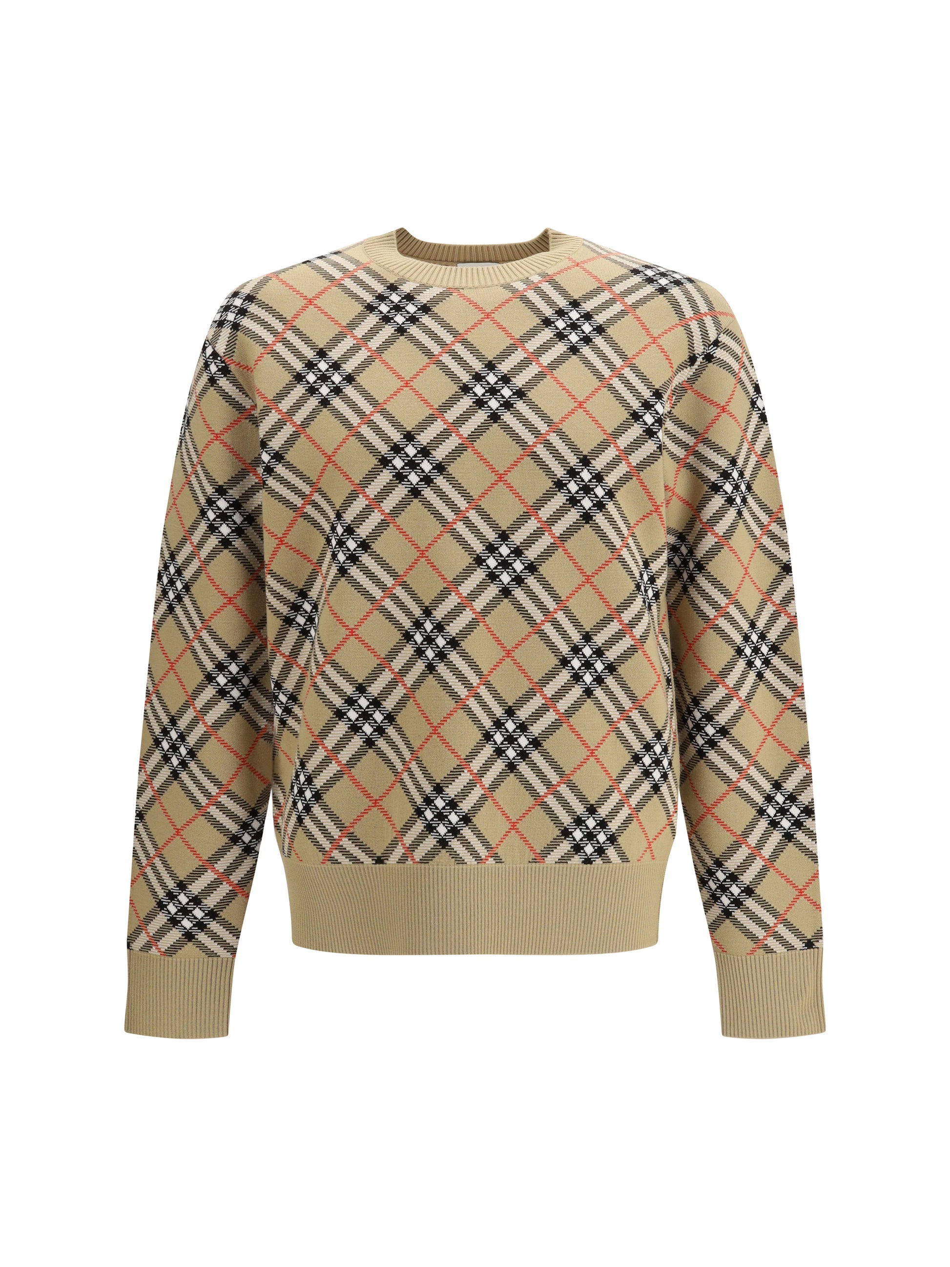 Burberry Men Wool Check Sweater BURBERRY