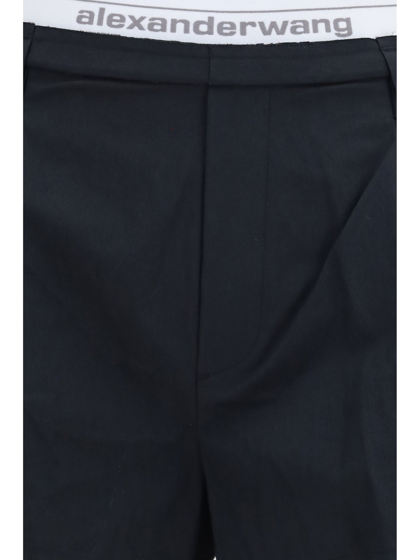 Alexander Wang Women Cotton Shorts With Elastic Waistband ALEXANDER WANG