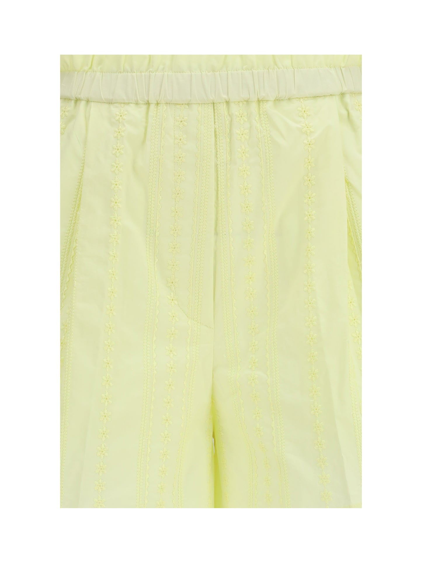Forte_Forte Women Les Fleurs Embroidery Cotton Poplin Shorts FORTE FORTE