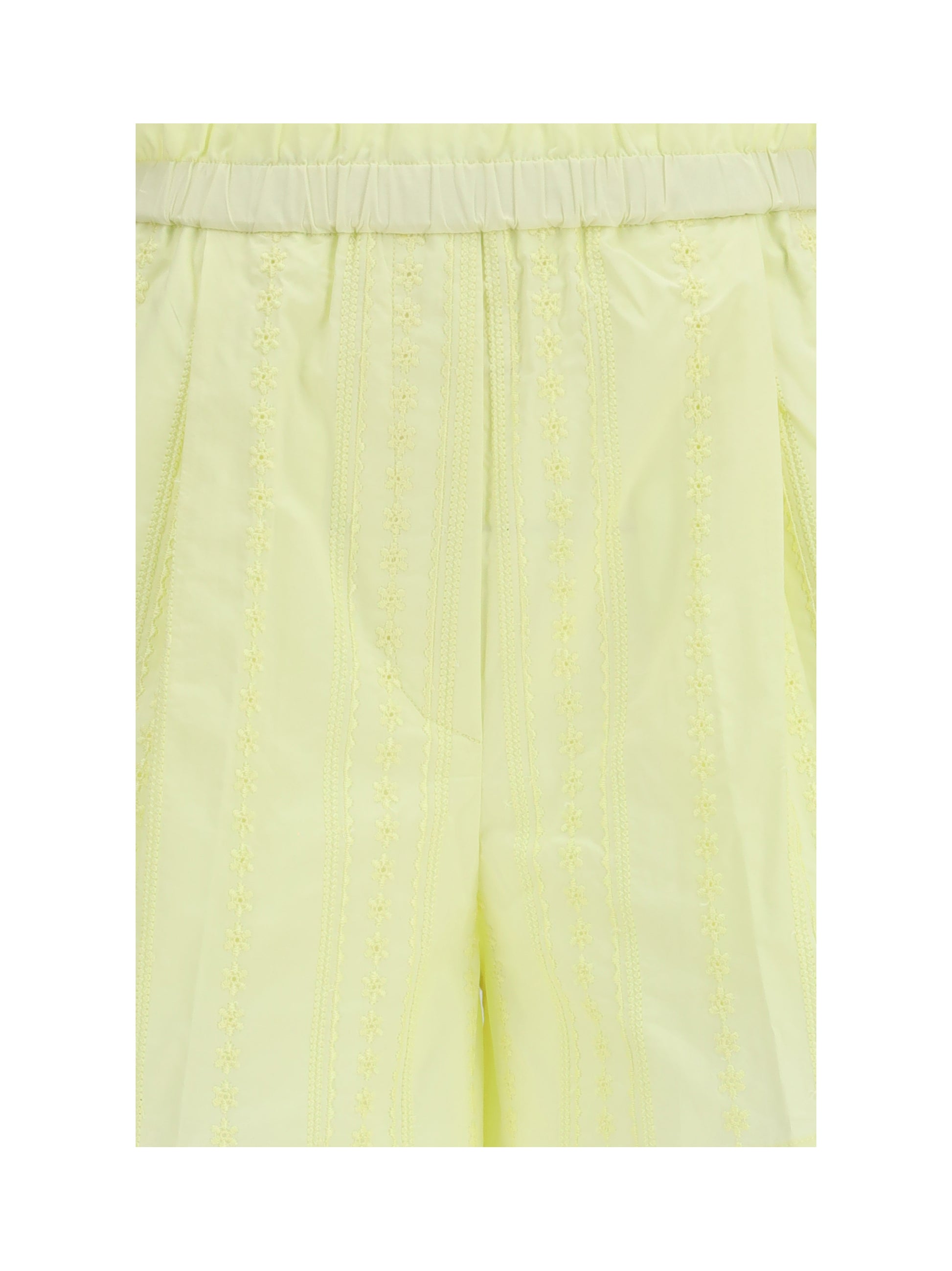 Forte_Forte Women Les Fleurs Embroidery Cotton Poplin Shorts FORTE FORTE