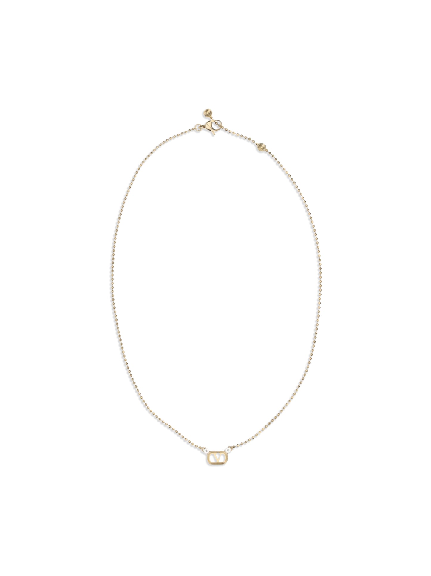Valentino Garavani Women Necklace (L.40) | Ovalette | Metallo/Str VALENTINO GARAVANI