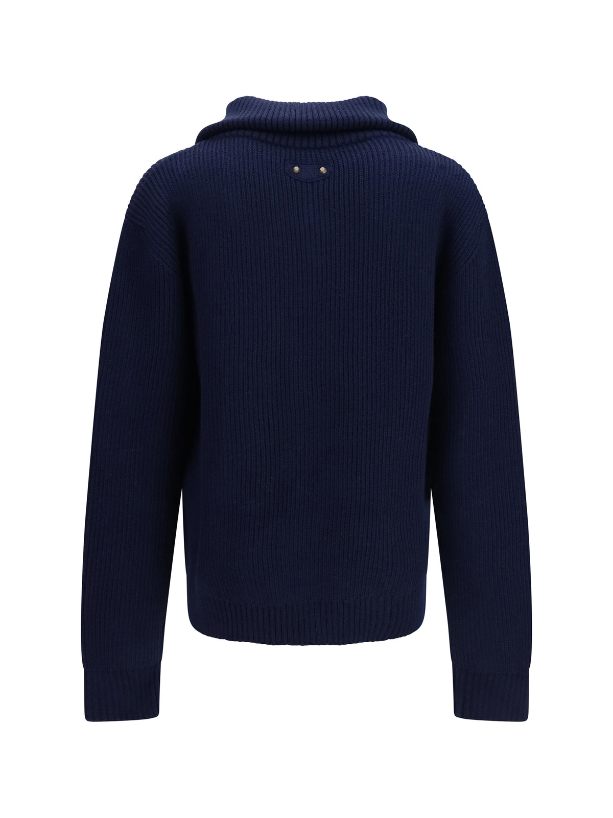 Balenciaga Men Ribbed Knit Zip Sweater BALENCIAGA