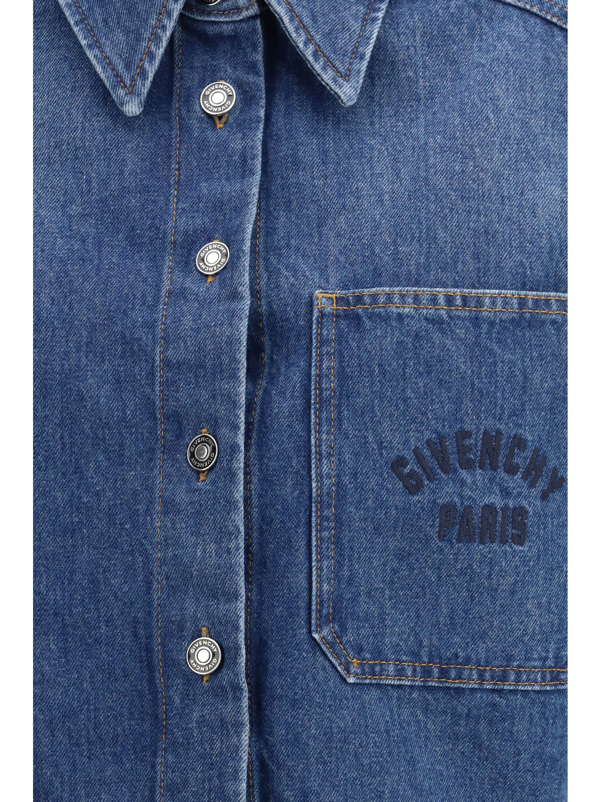 Givenchy Women Denim Shirt GIVENCHY