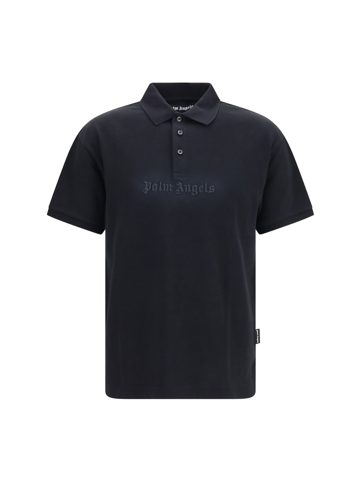 Palm Angels Men Cotton Polo With Embroidered Logo PALM ANGELS