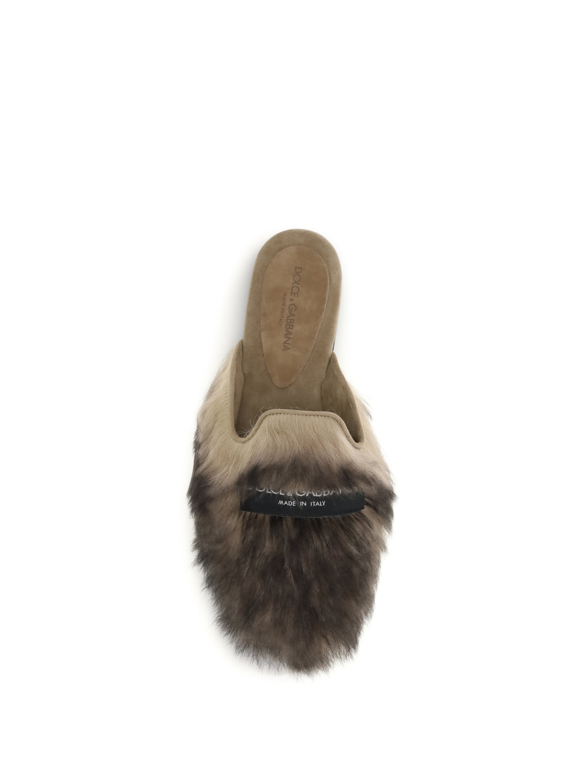 Dolce & Gabbana Women Sheepskin Mules DOLCE & GABBANA