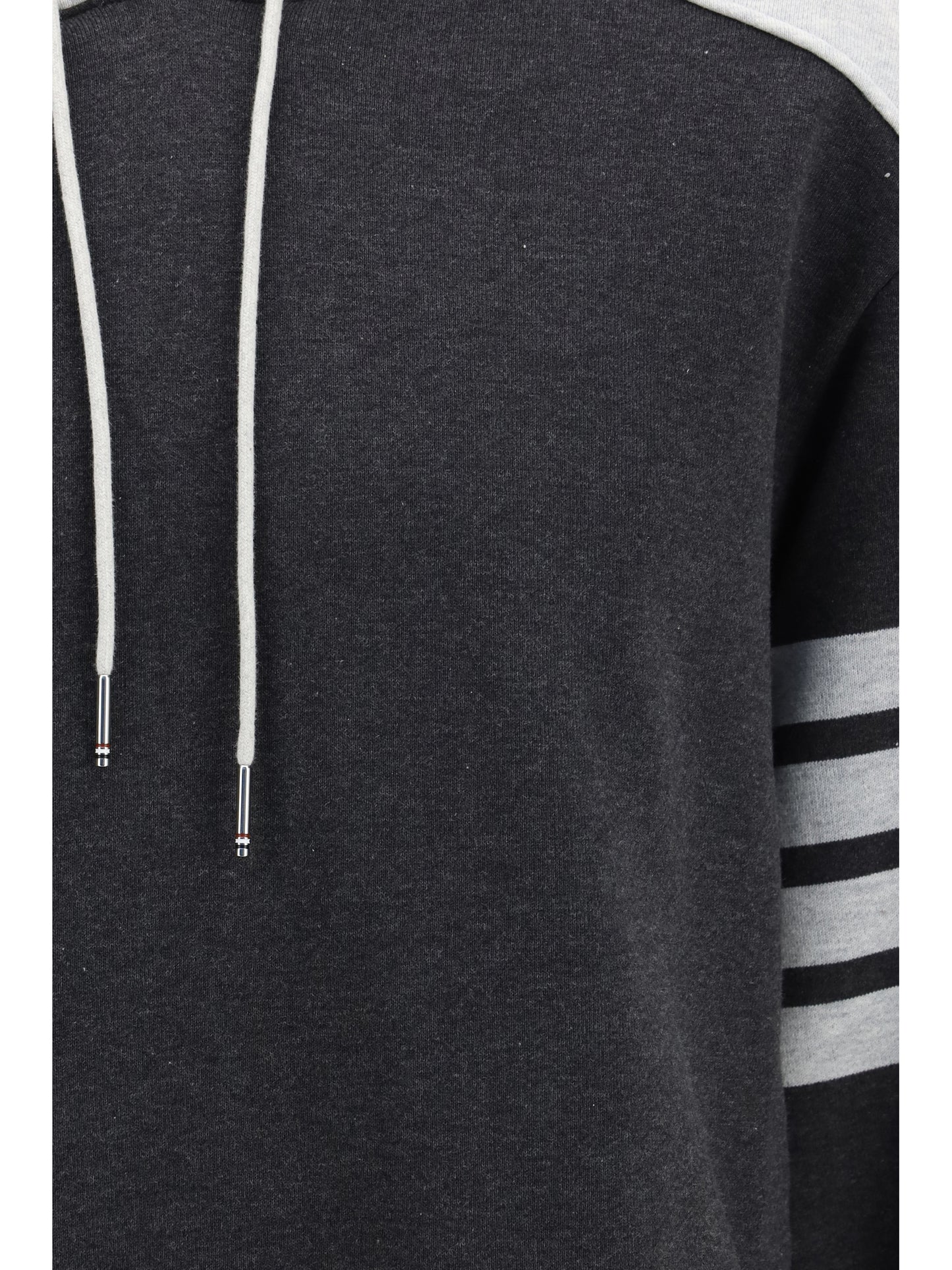 Thom Browne Men Loopback Colorblock Hooded Sweatshirt THOM BROWNE