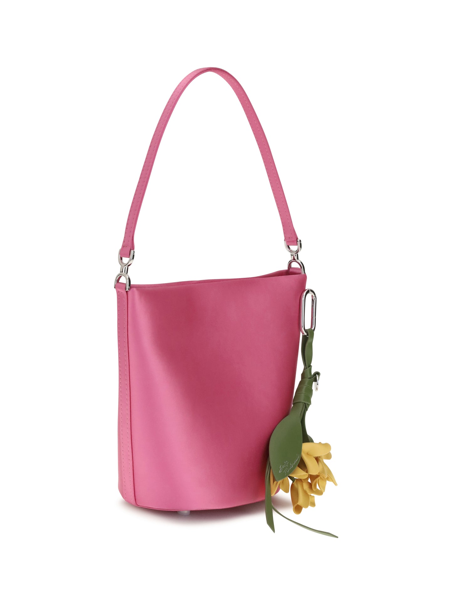 Self-Portrait Women Satin Bucket Bag SELF-PORTRAIT