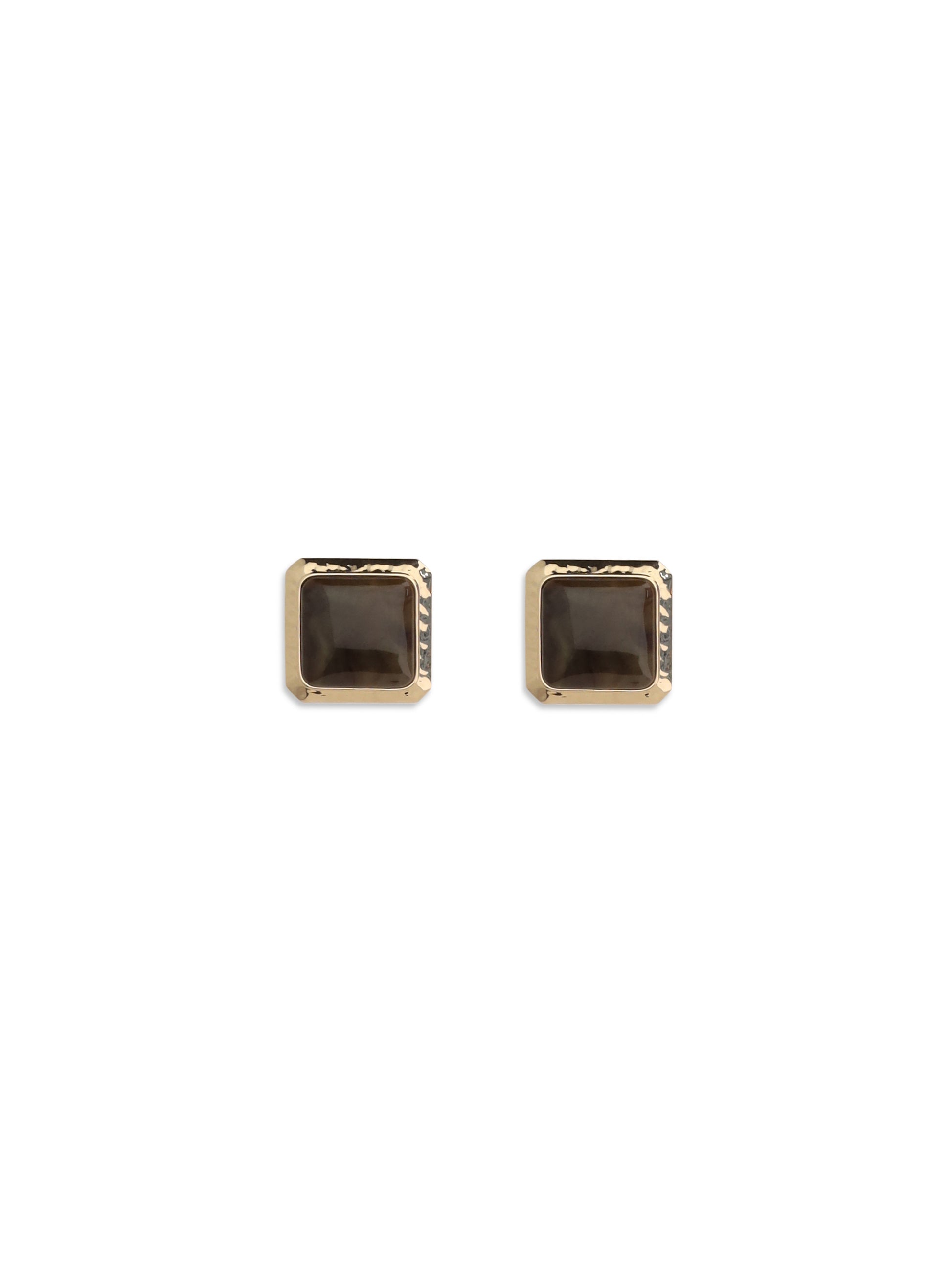 Self-Portrait Women Square Enamel Earrings SELF-PORTRAIT
