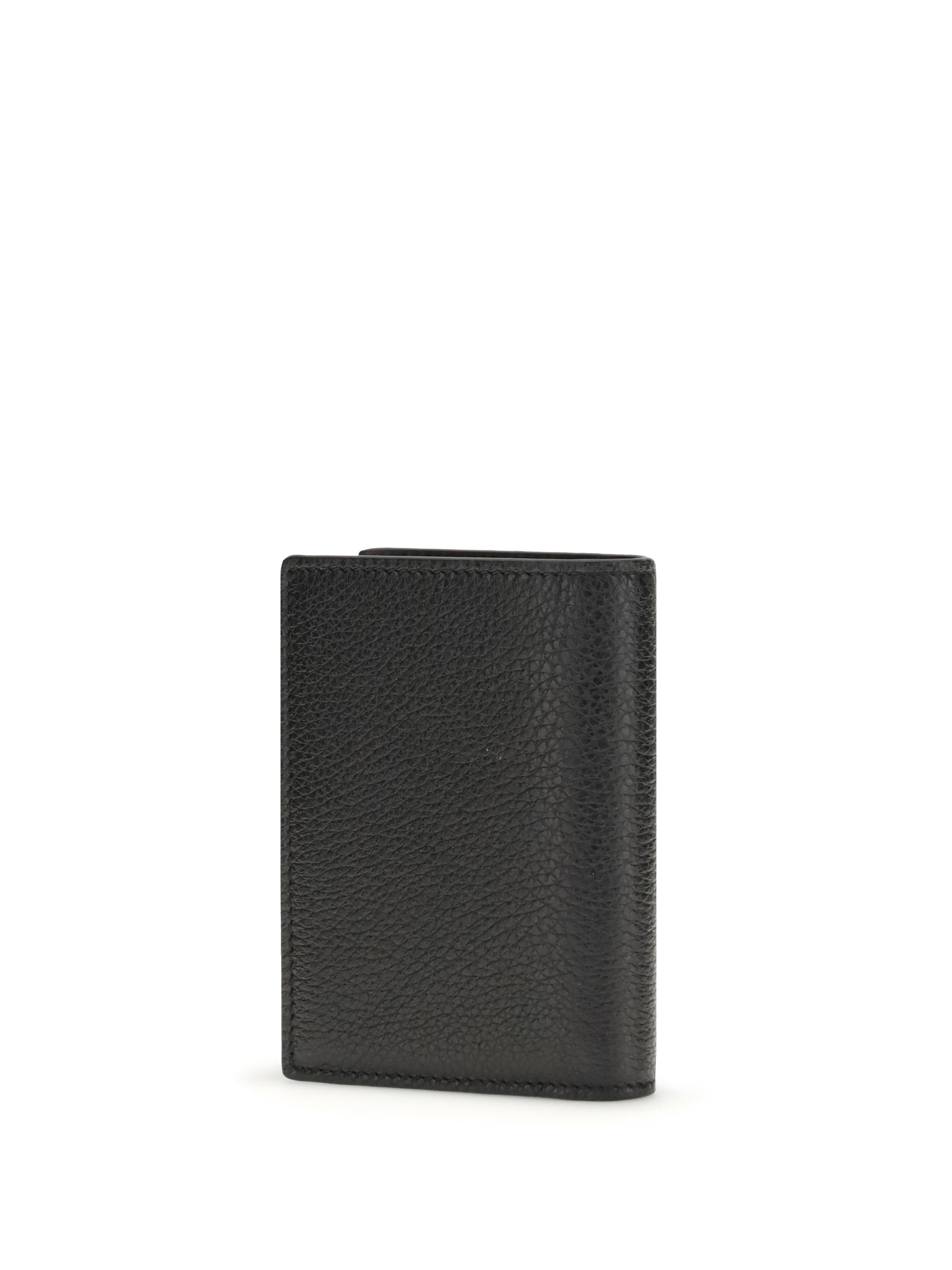 Givenchy Men Garnet Leather Card Holder GIVENCHY