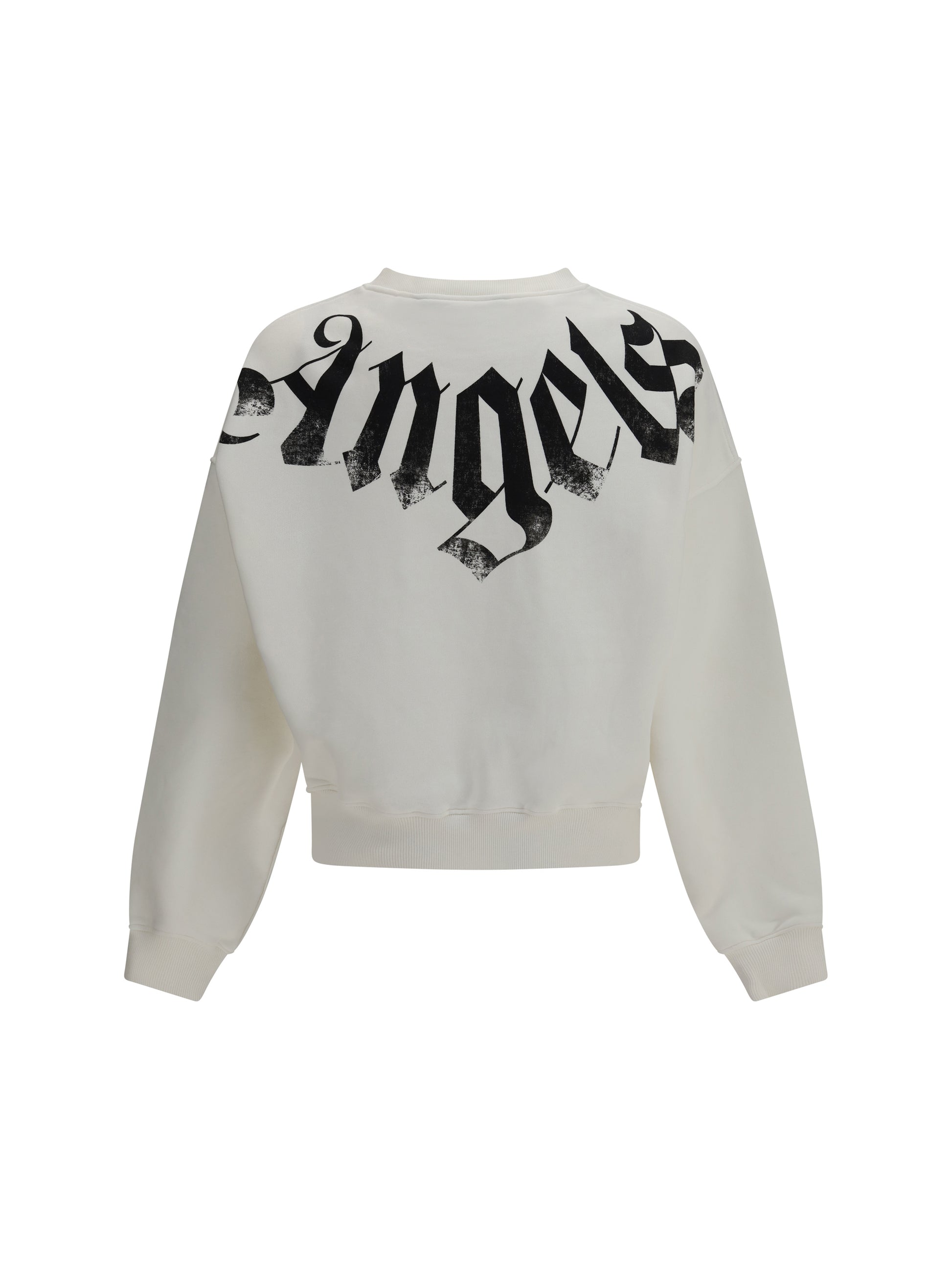 Palm Angels Men Big Neck Logo Sweatshirt PALM ANGELS