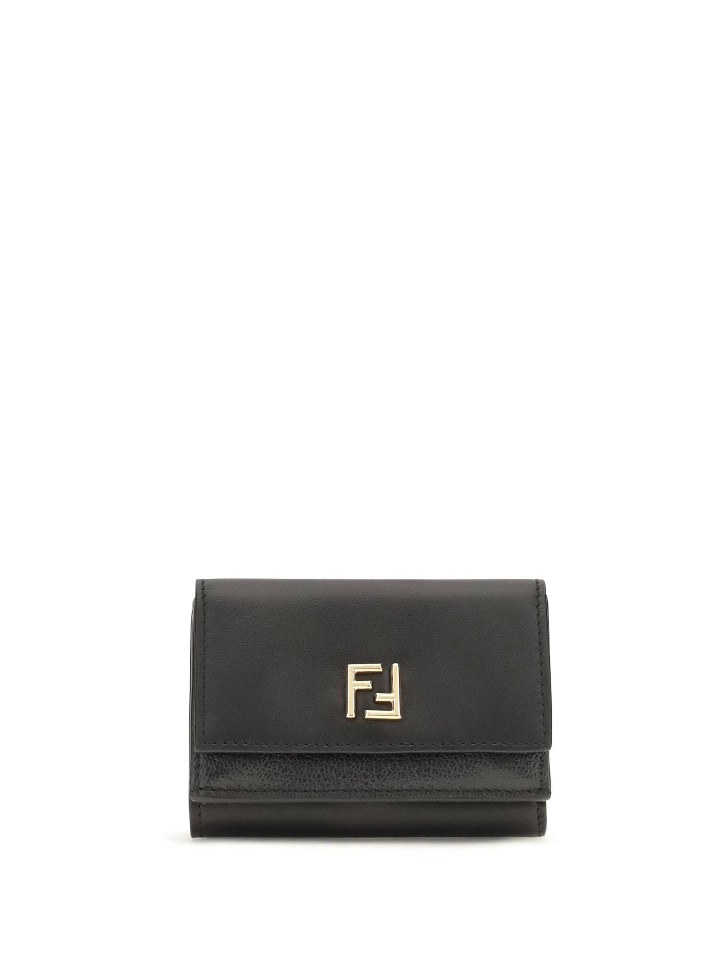 Fendi Women Ff Mini Trifold Leather Wallet FENDI