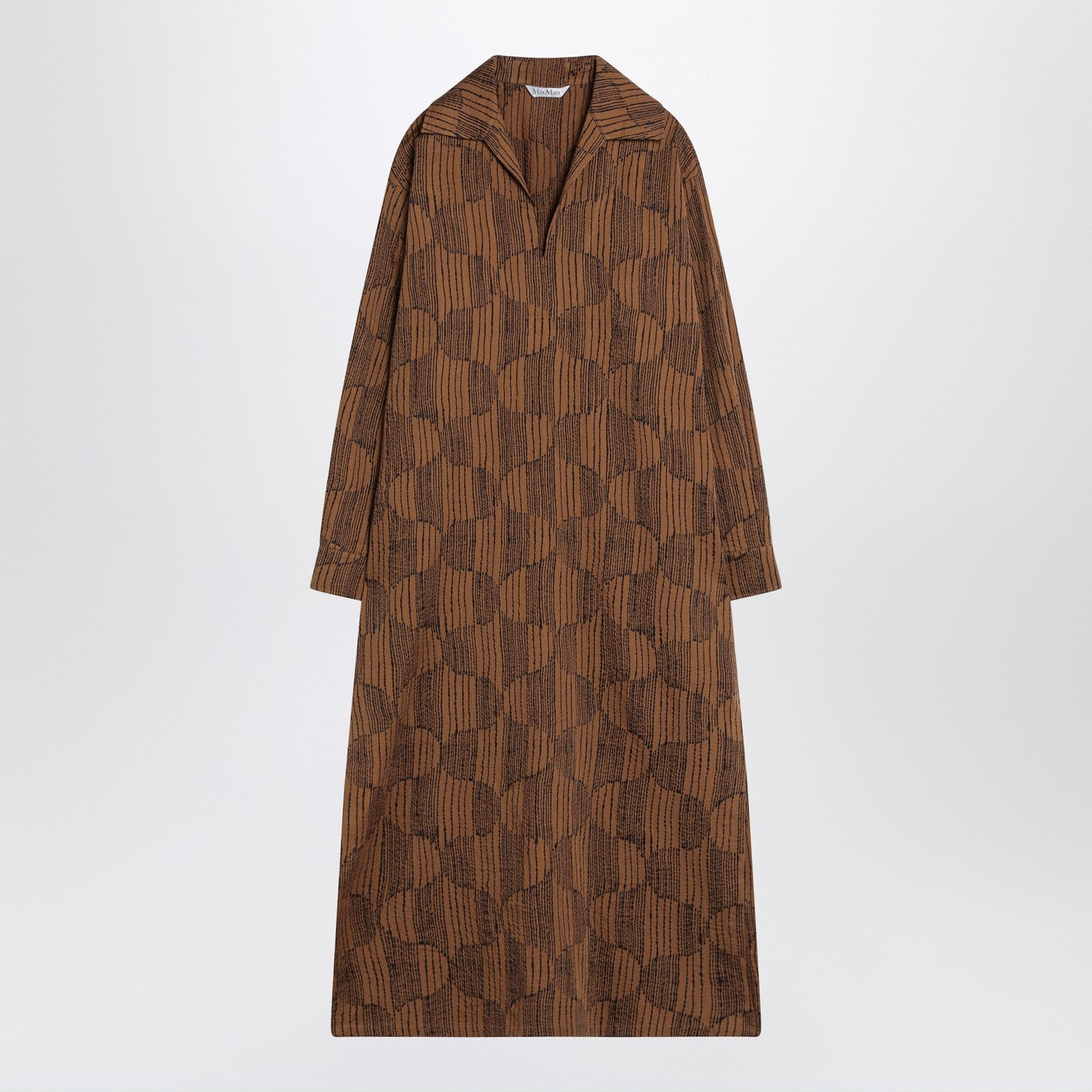 Max Mara Olive Green Shirt Dress In Cotton Women MAX MARA