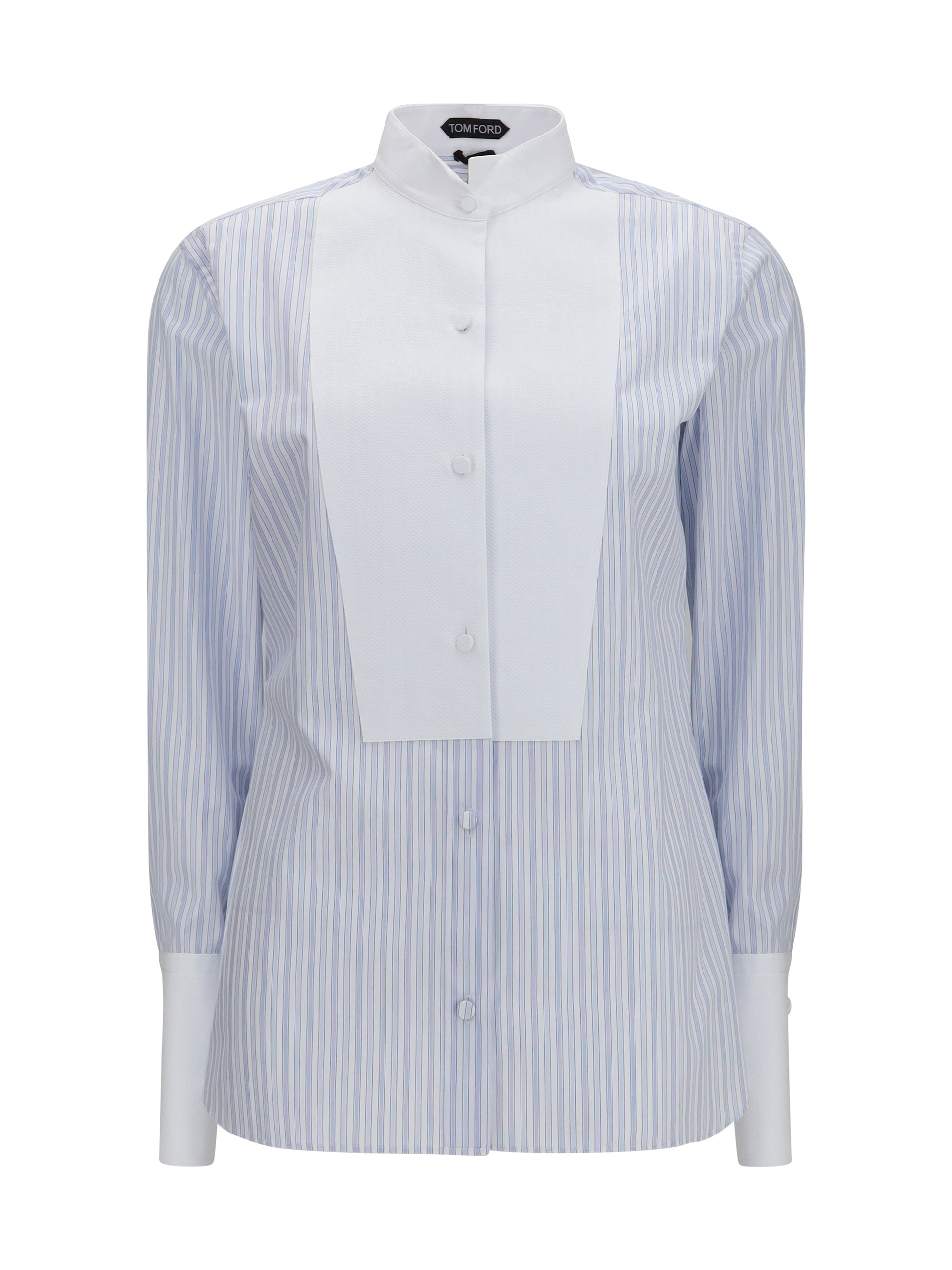 Tom Ford Women Striped Shirt With Front Detail TOM FORD