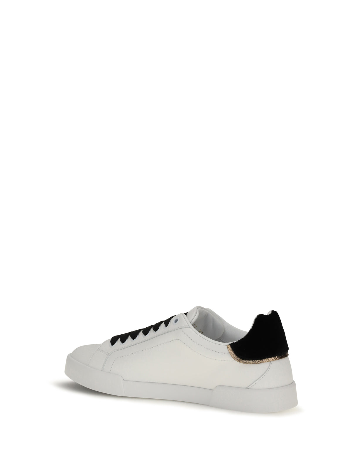 Dolce & Gabbana Women Leather Sneakers With Logo