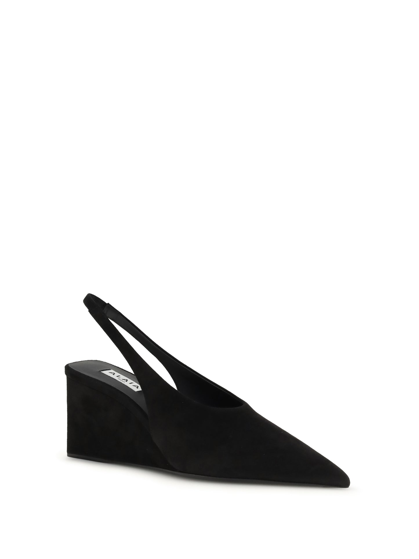 Alaïa Women Cube Wedge Slingback Pumps ALAIA