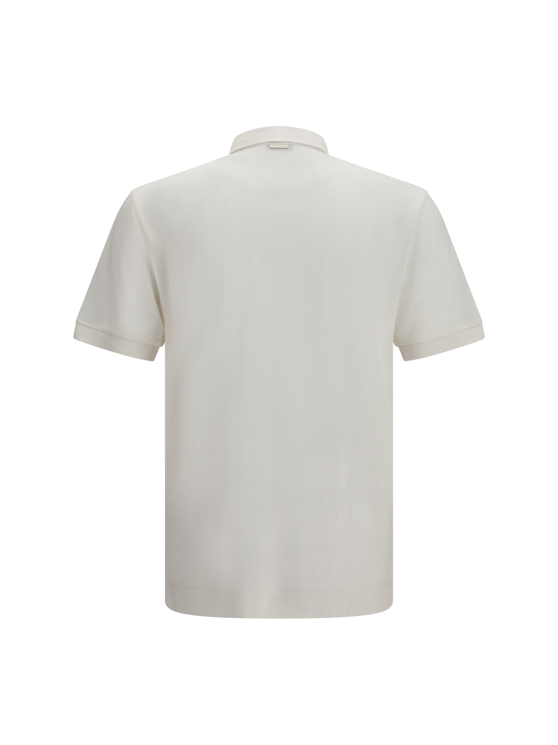 Zegna Men Cotton And Silk Piqué Polo ZEGNA