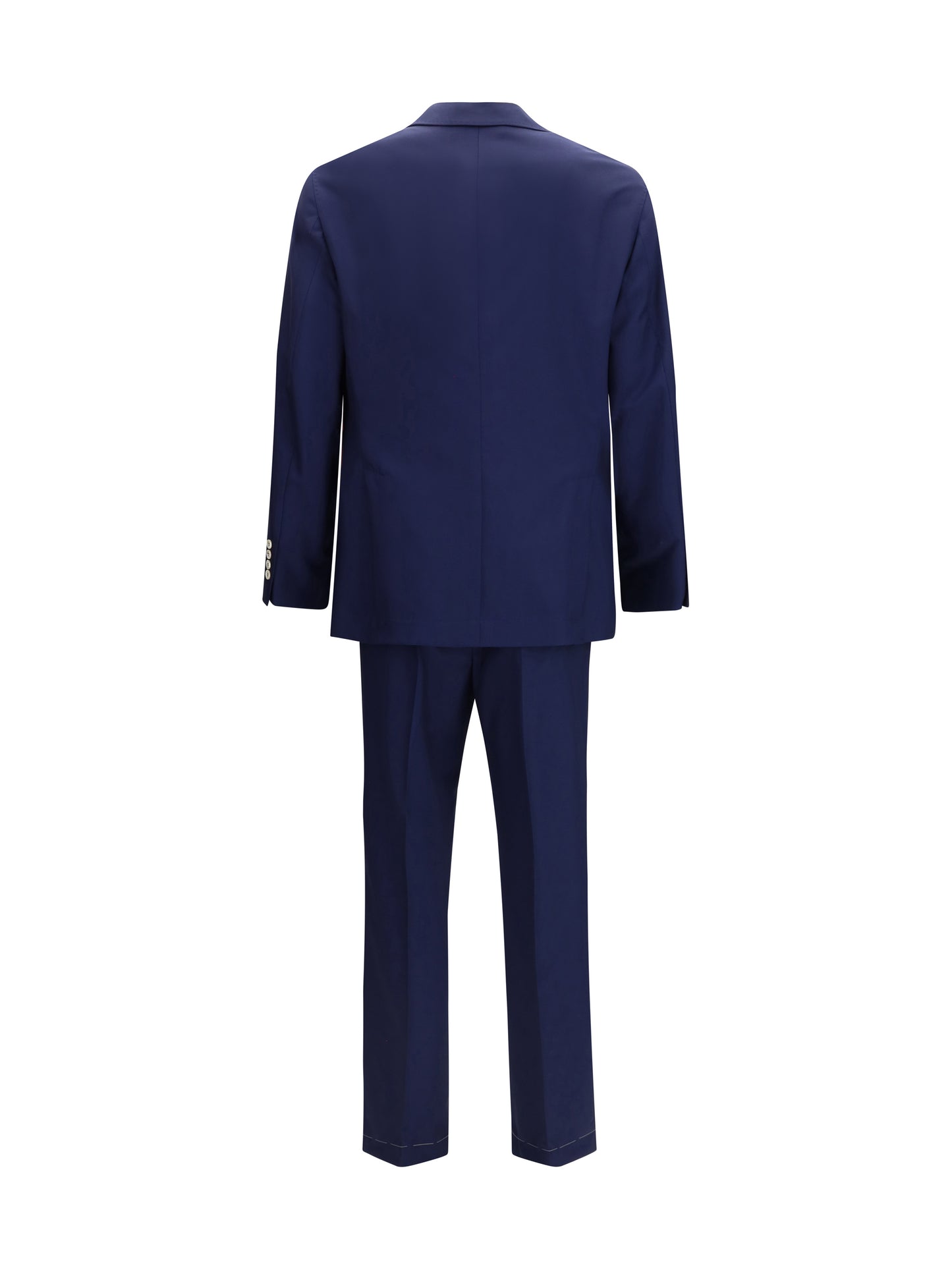 Brunello Cucinelli Men Single-Breasted Suit With Peak Lapels BRUNELLO CUCINELLI