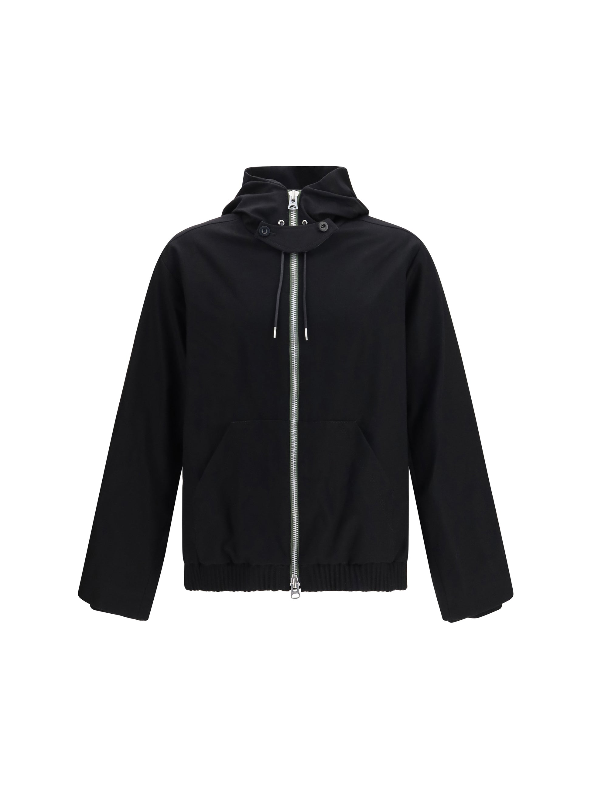 Sacai Men Hooded Flannel Jacket SACAI