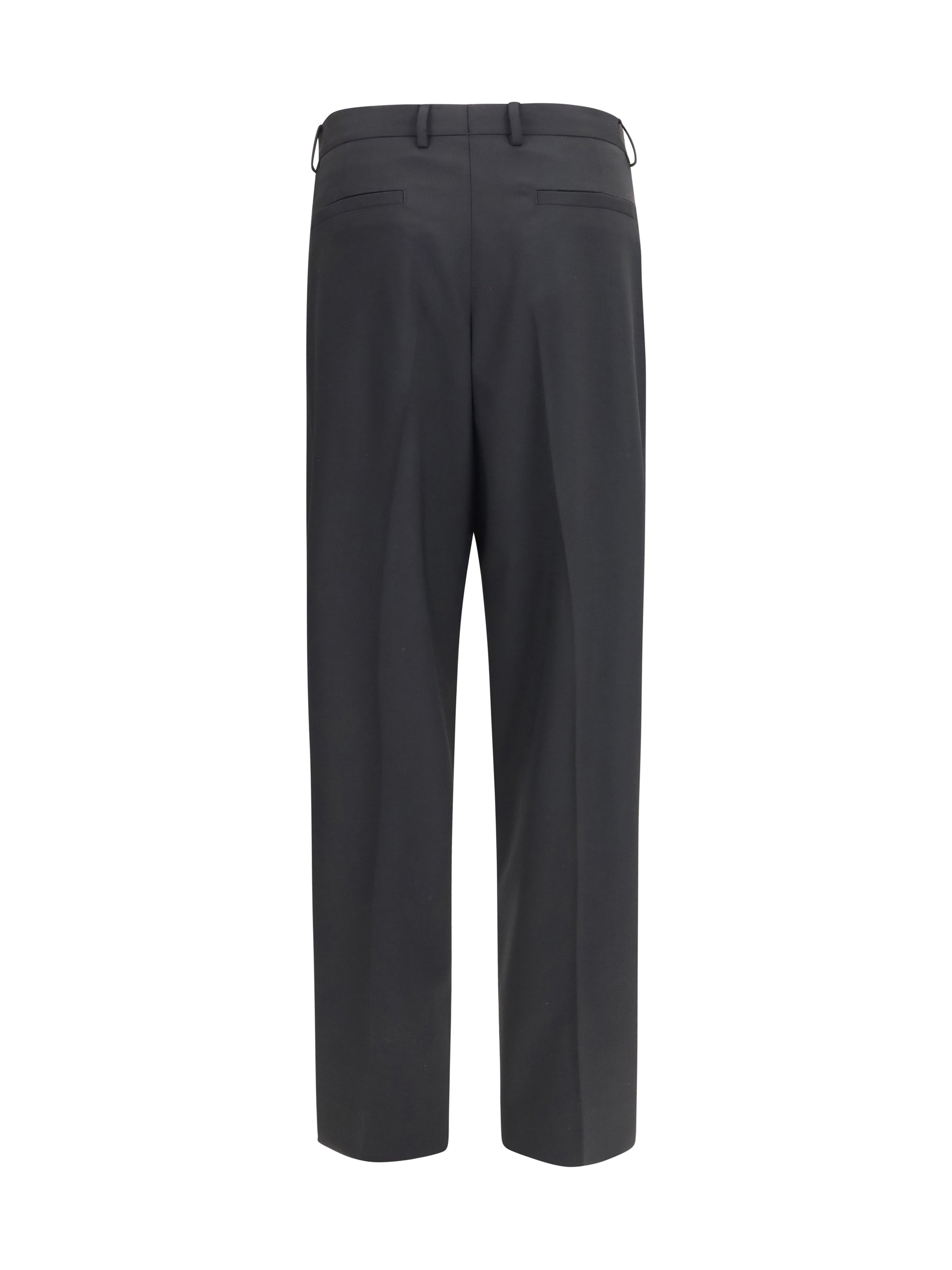 Dolce & Gabbana Men Wide-Leg Wool Blend Tailored Pants DOLCE & GABBANA