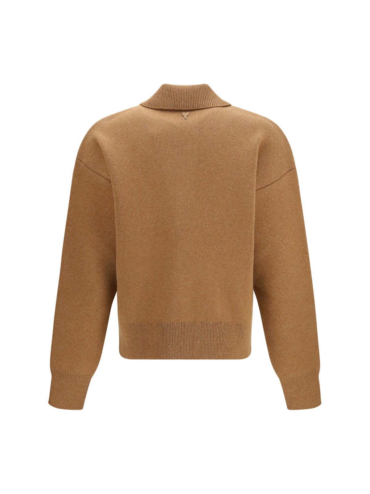Ami Paris Men Wool Shirt Collar Cardigan AMI PARIS