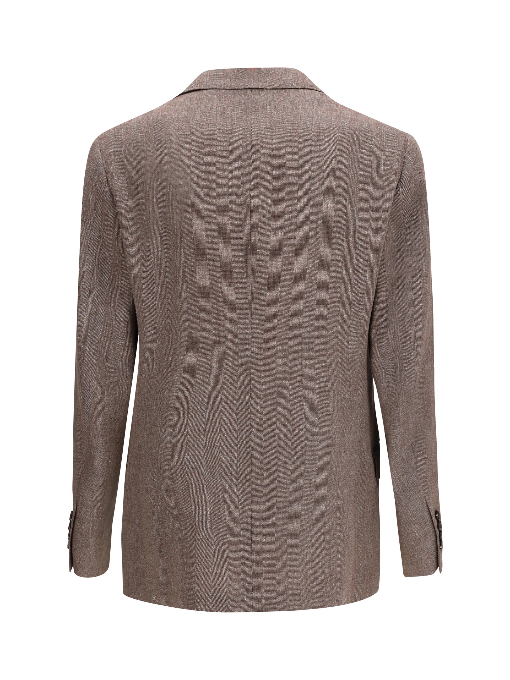 Brunello Cucinelli Men Double-Breasted Tailored Jacket BRUNELLO CUCINELLI