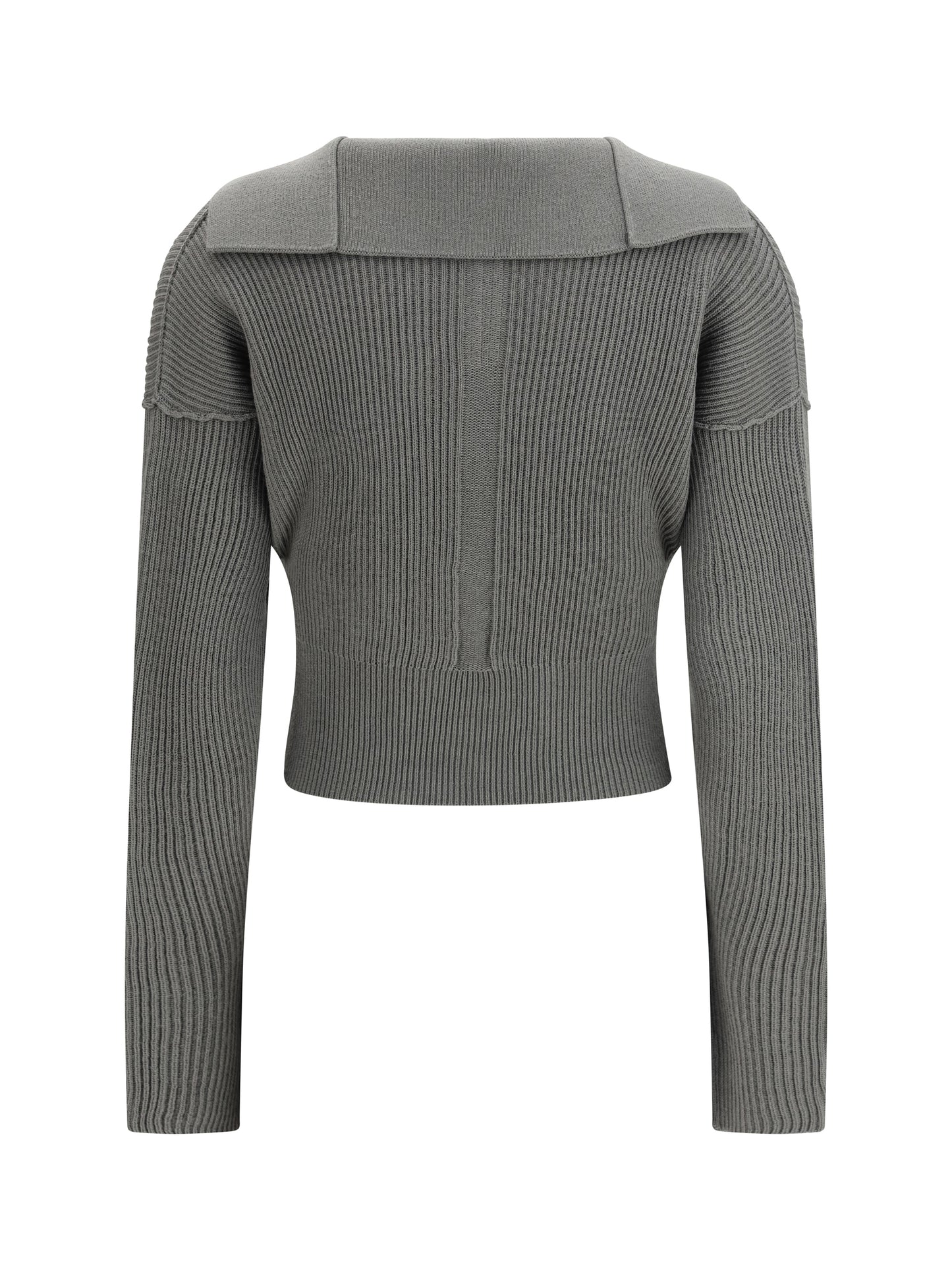 Rick Owens Women Euca Virgin Wool Sweater With V Neck RICK OWENS