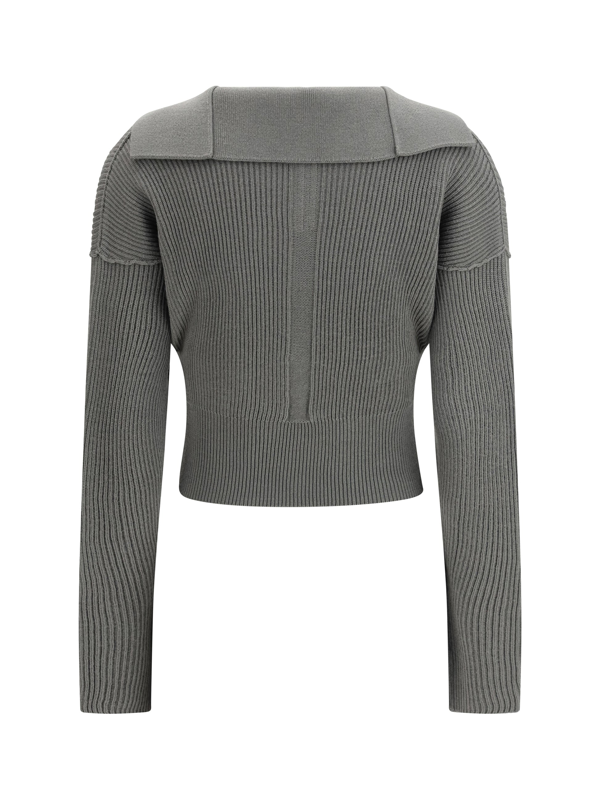 Rick Owens Women Euca Virgin Wool Sweater With V Neck RICK OWENS
