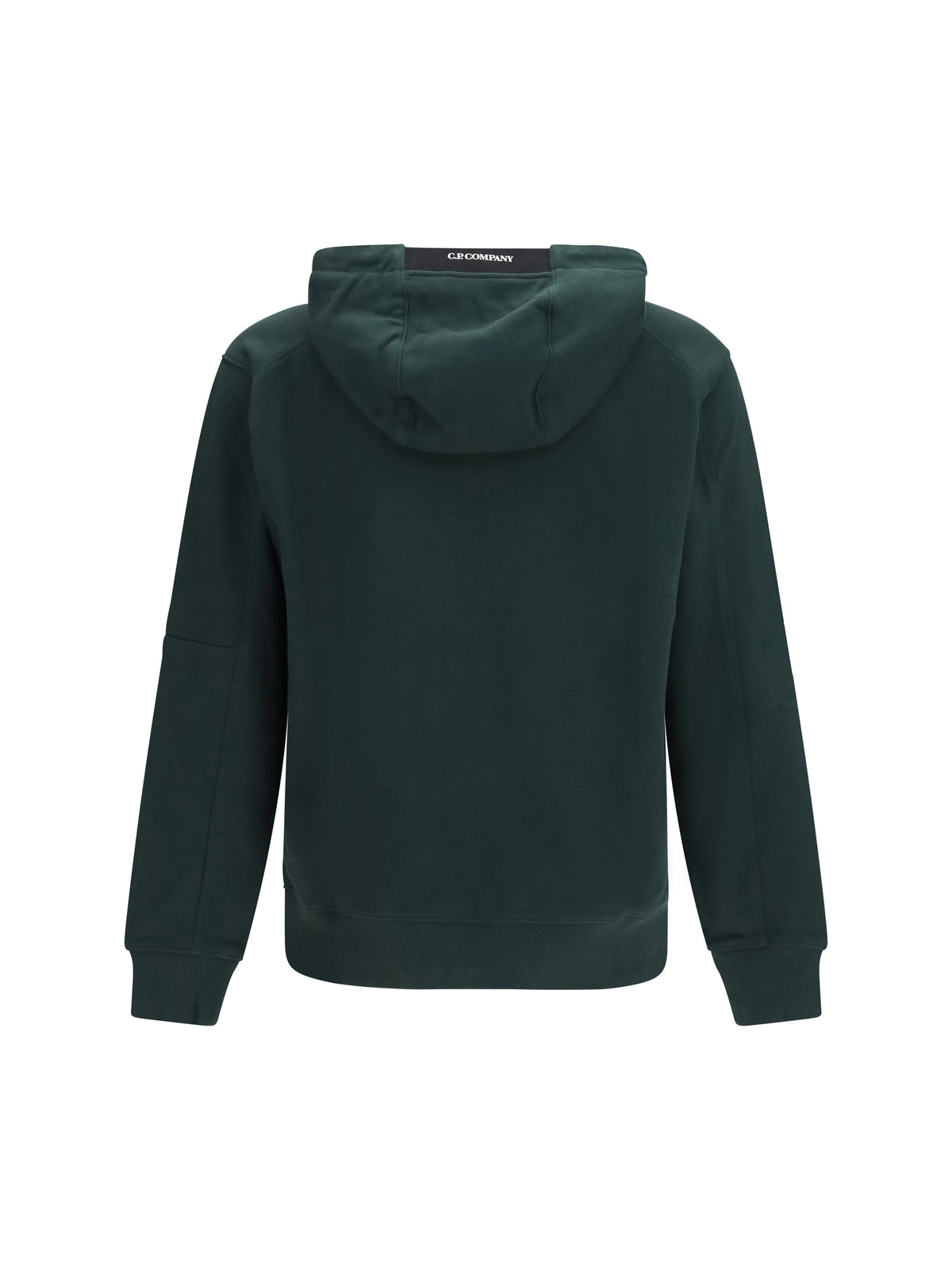 C.P. Company Men Diagonal-Weave Cotton Fleece Hooded Sweatshirt C.P. COMPANY