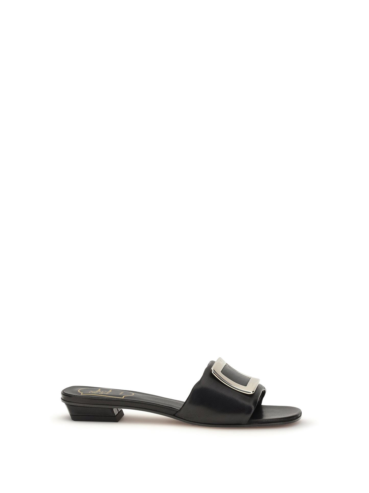 Roger Vivier Women Leather Slide Sandals ROGER VIVIER
