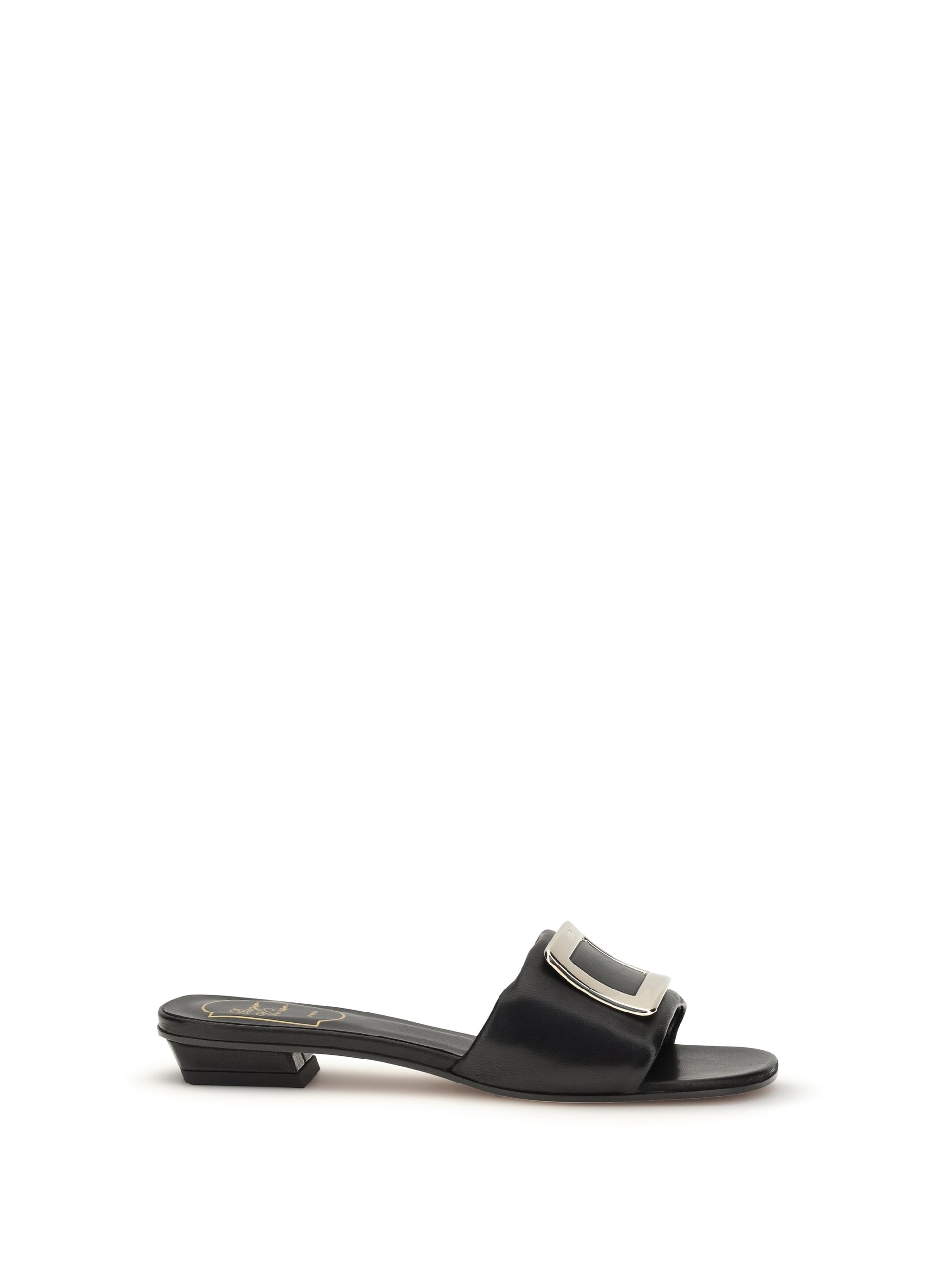 Roger Vivier Women Leather Slide Sandals ROGER VIVIER