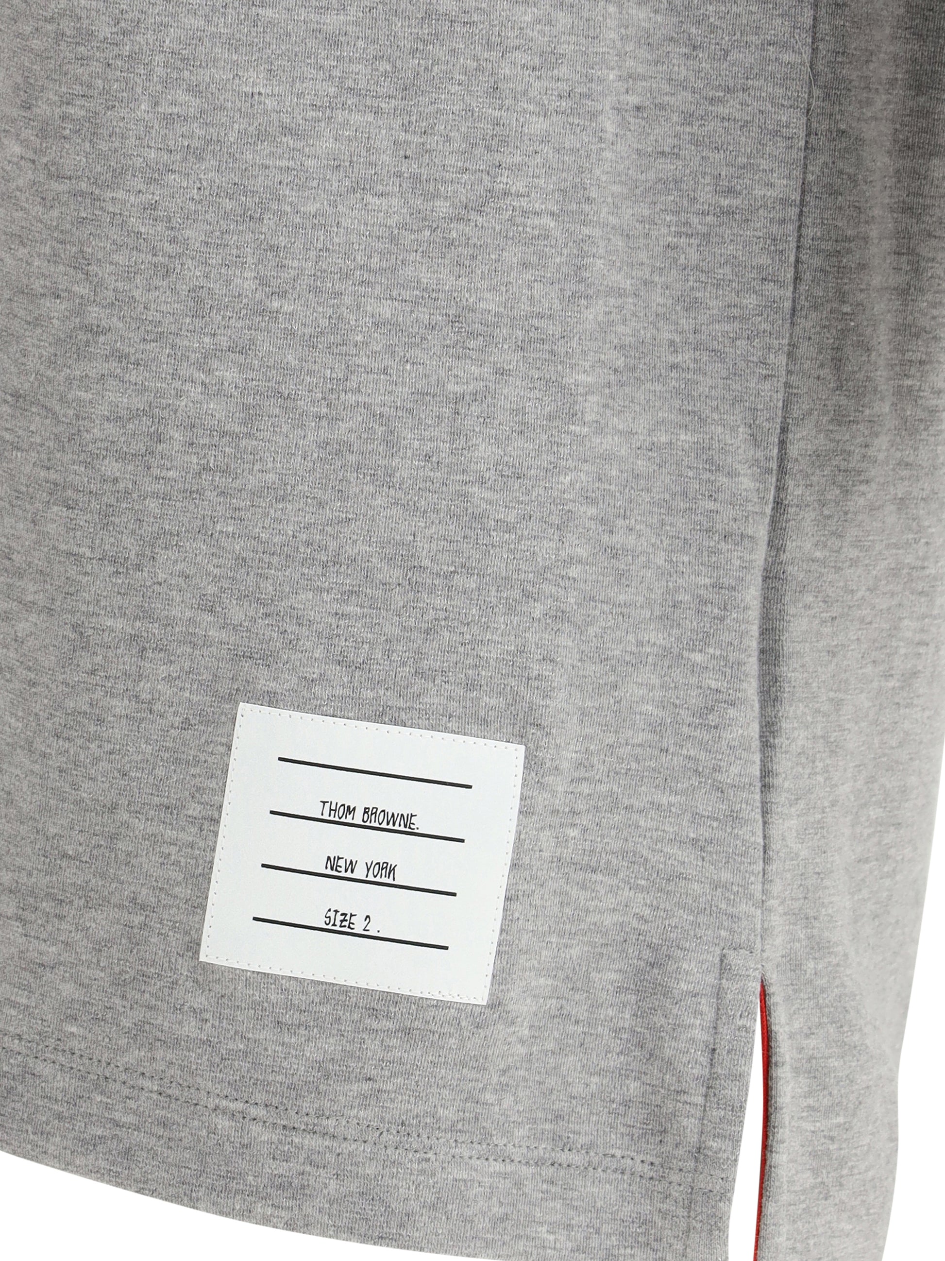 Thom Browne Men T-Shirt With Horizontal Bands THOM BROWNE