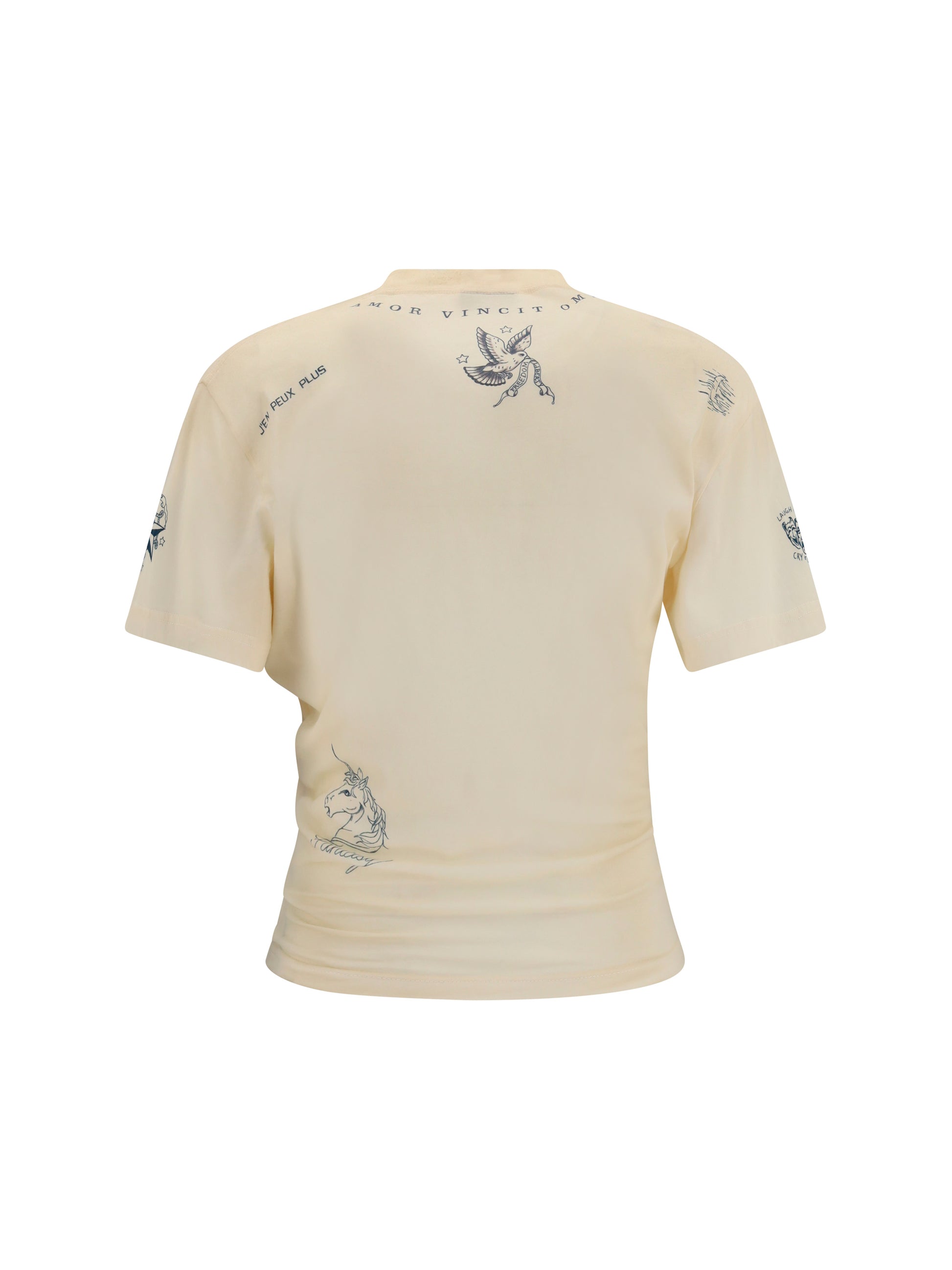 Balenciaga Women Cotton T-Shirt BALENCIAGA