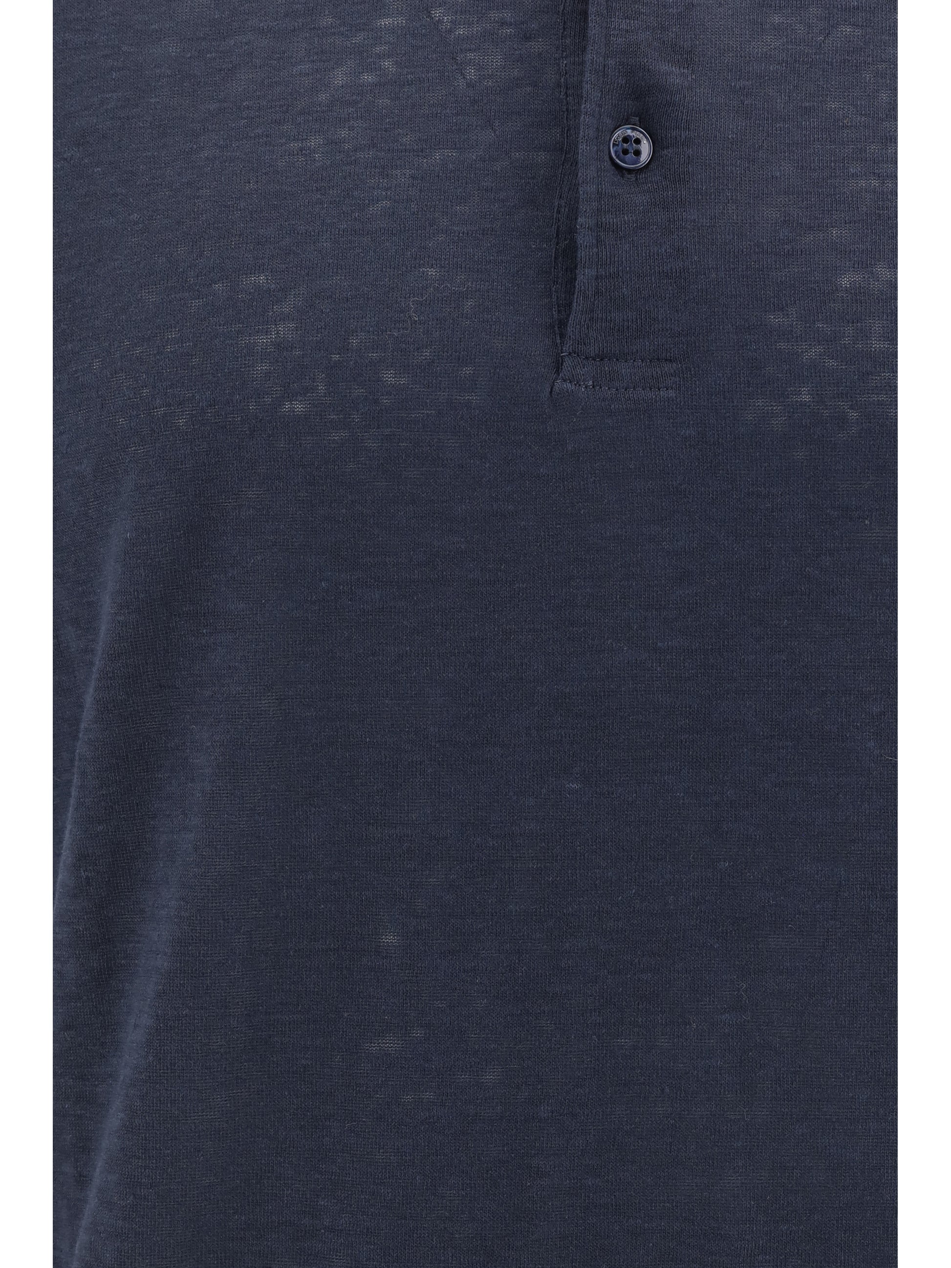 Loro Piana Men Linen Polo Shirt LORO PIANA