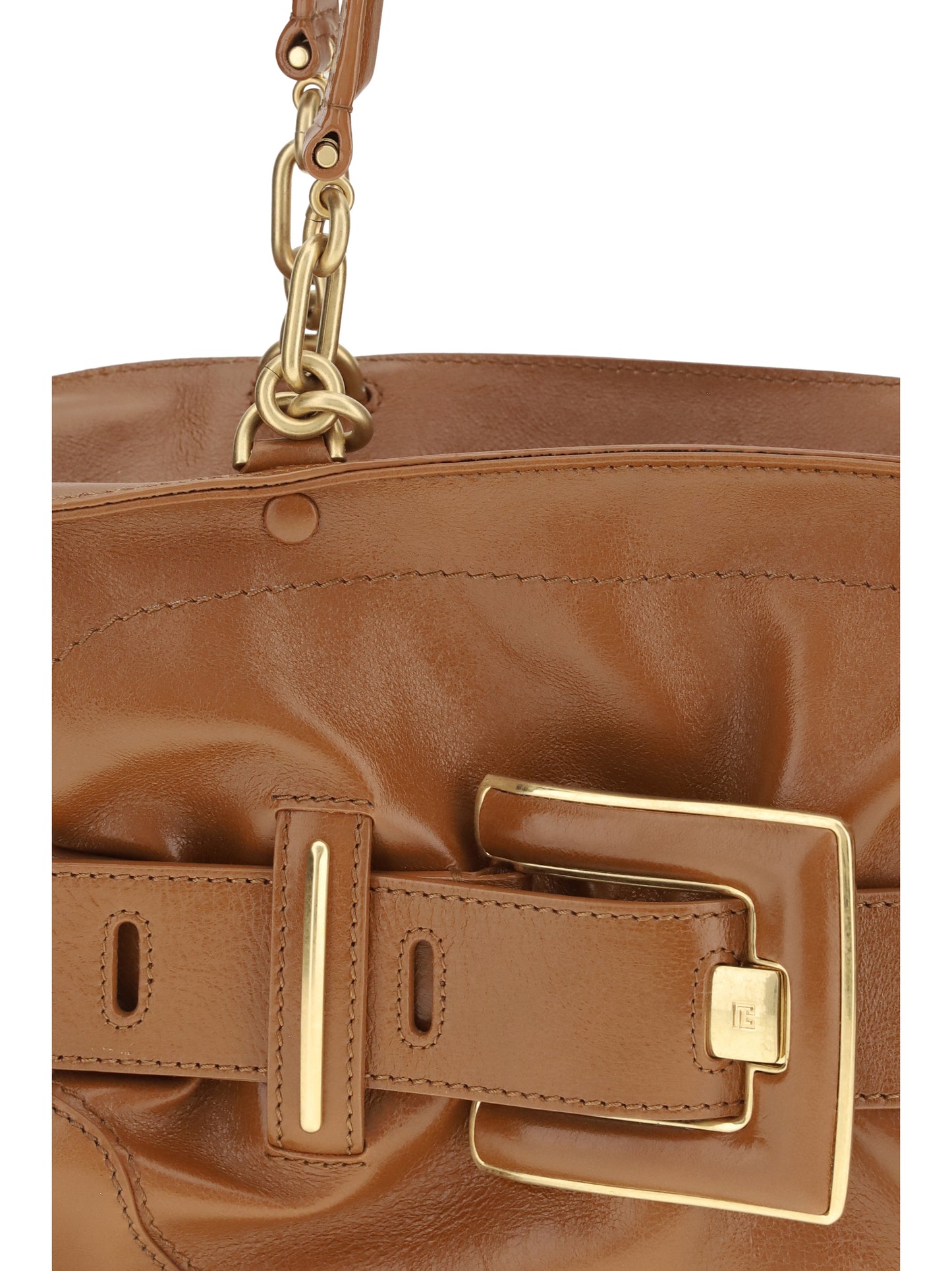 Balmain Women Anthem Bag In Calfskin BALMAIN