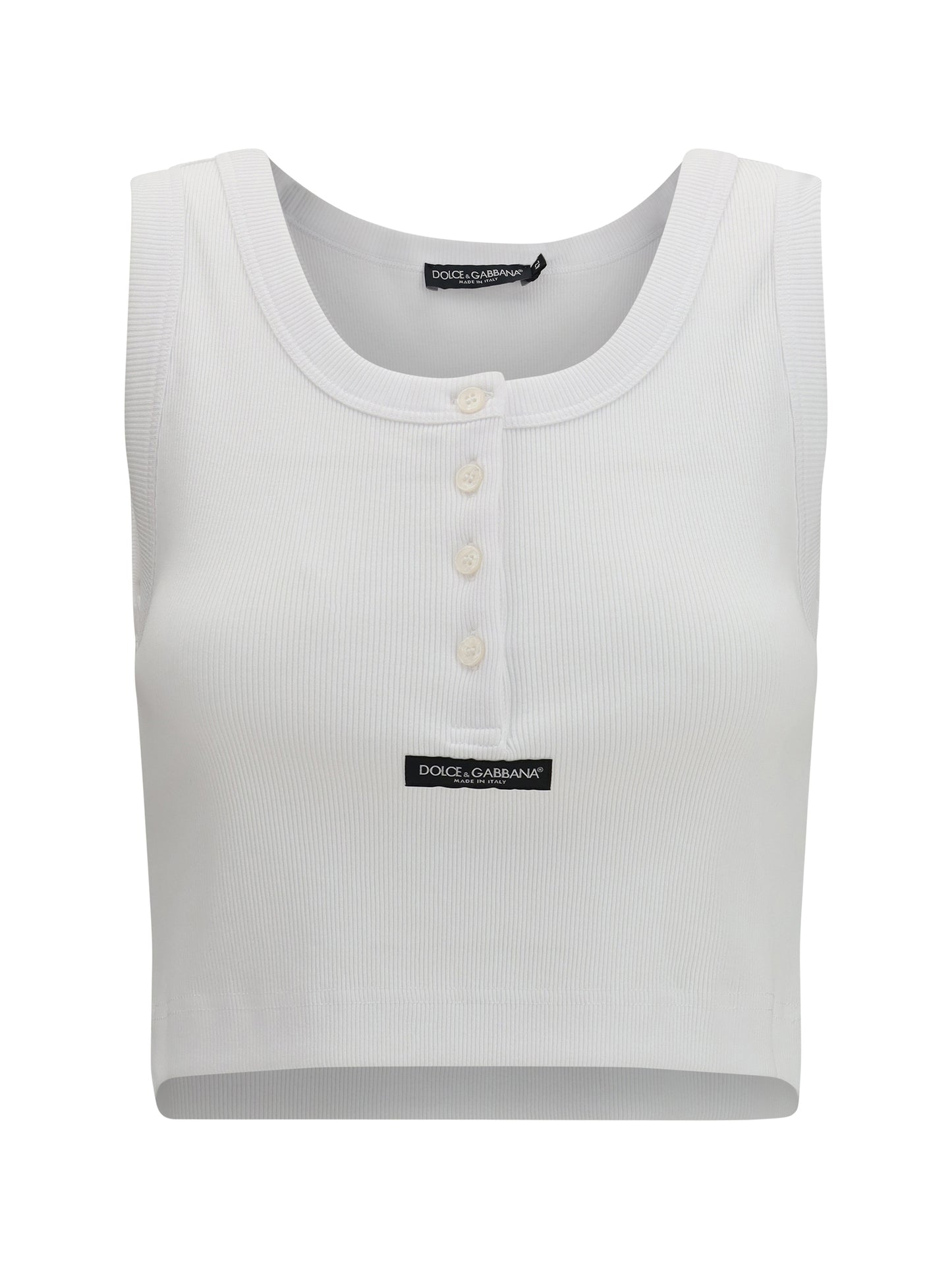 Dolce & Gabbana Women Ribbed Tank Top DOLCE & GABBANA