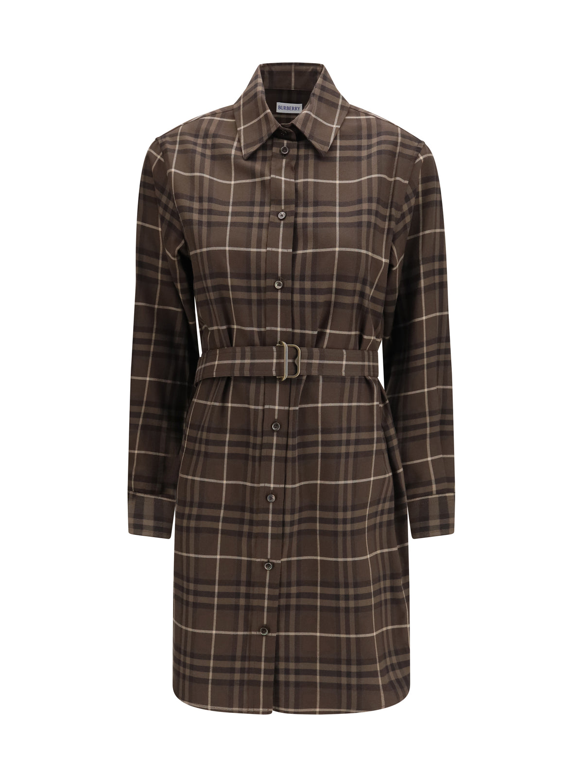 Burberry Women Check Cotton Shirt Dress BURBERRY