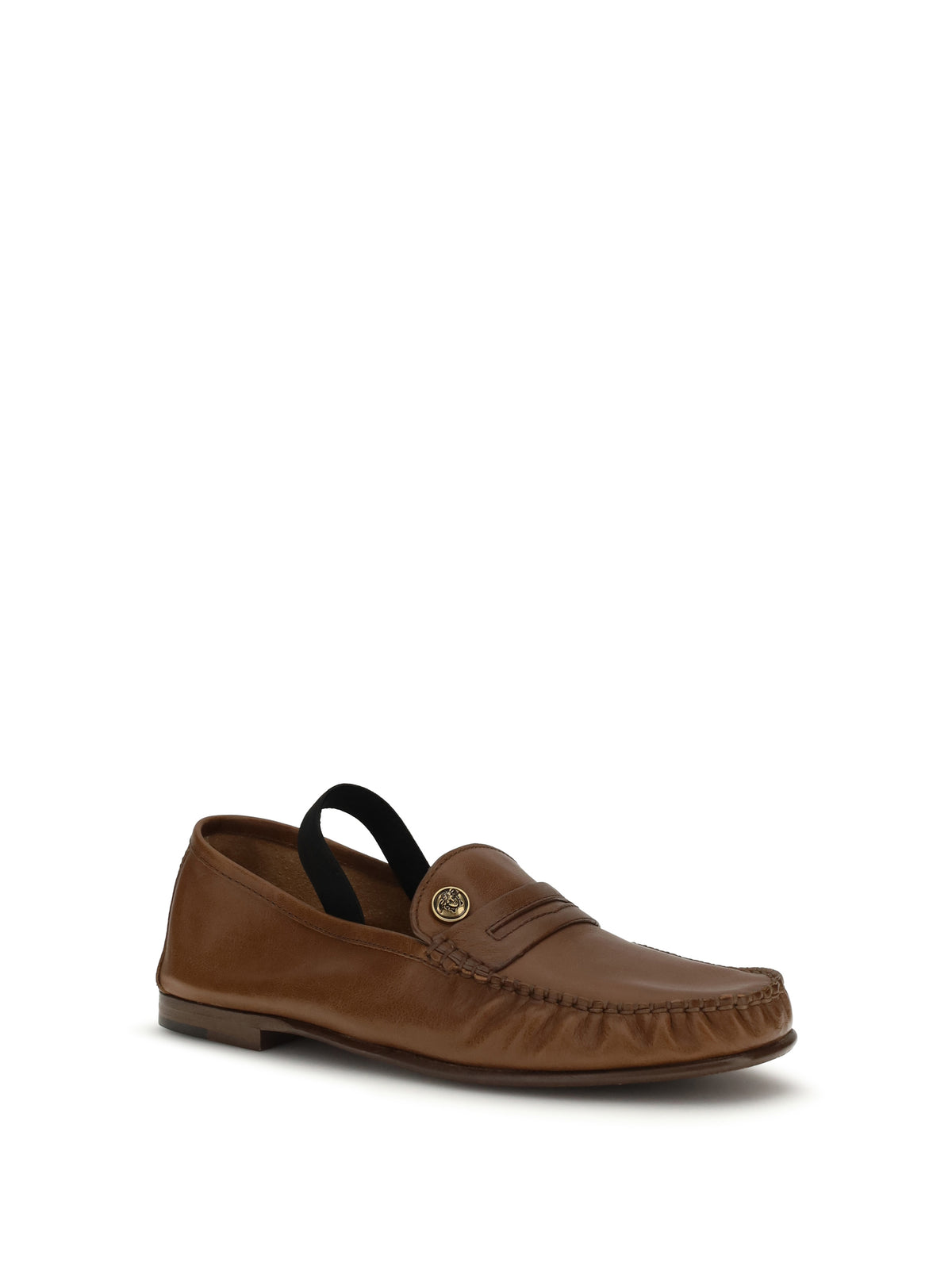 Versace Women Leather Loafers