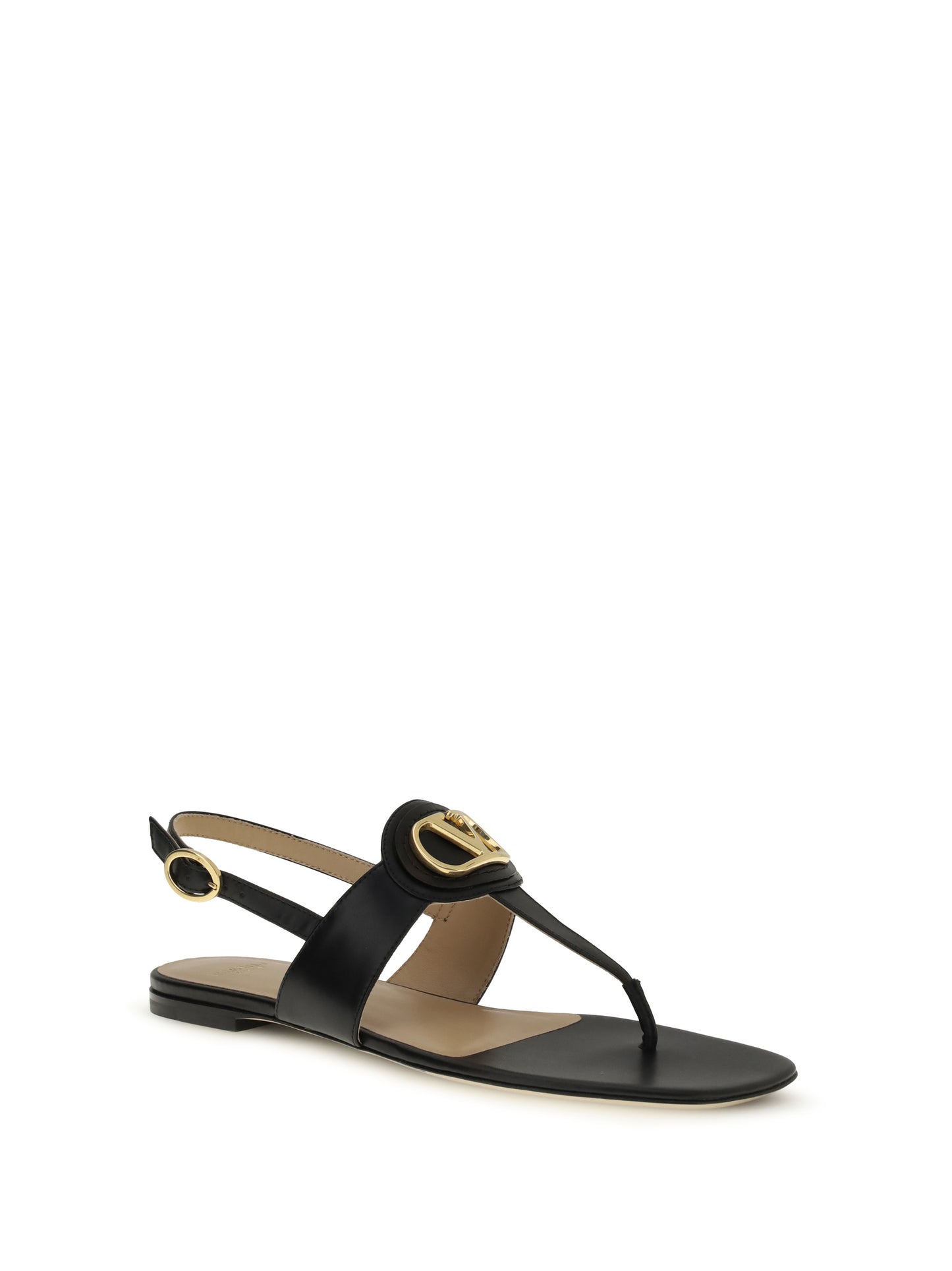 Valentino Garavani Women Leather Thong Sandals VALENTINO GARAVANI