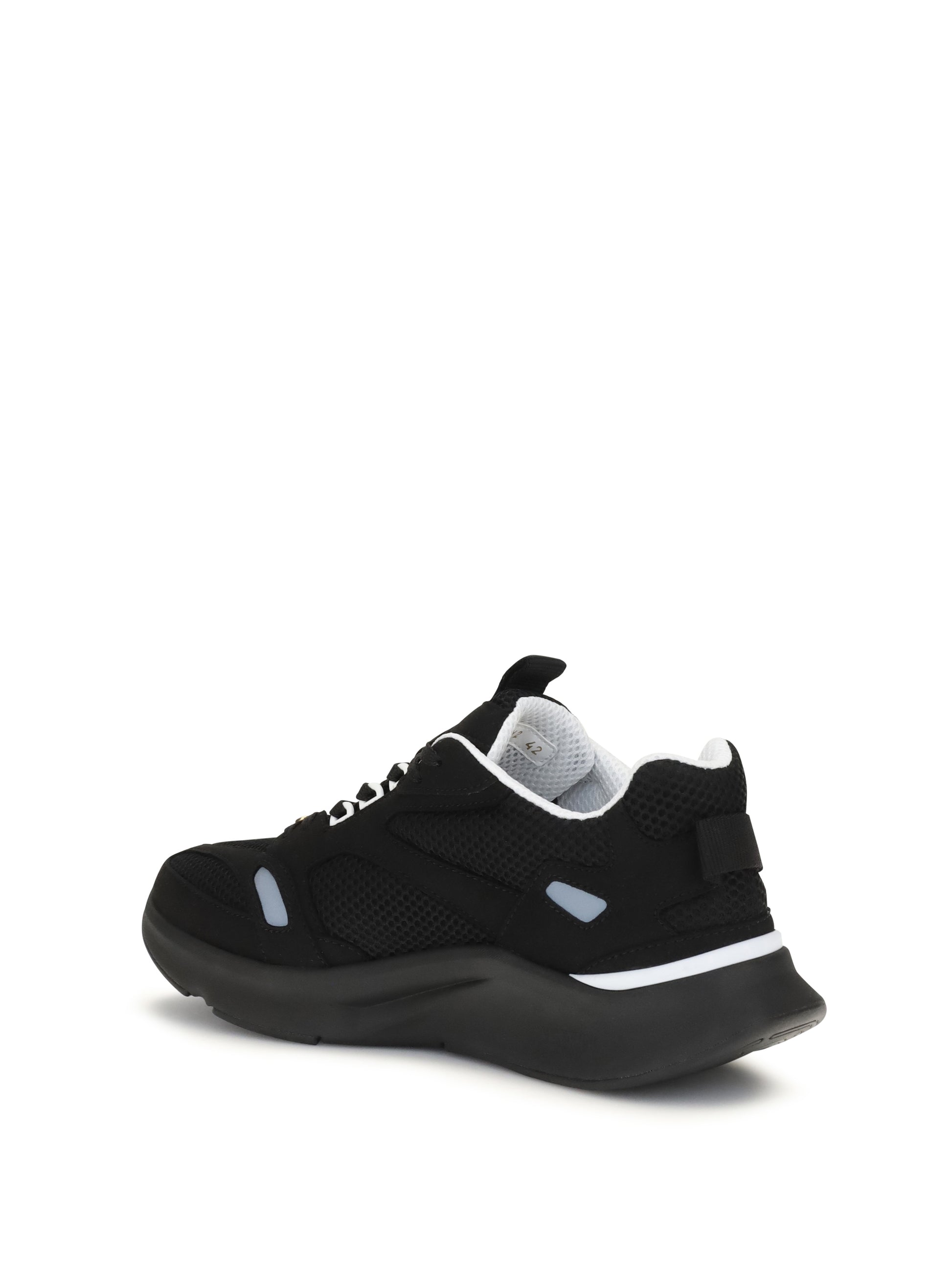 Valentino Garavani Men Demivee Mesh And Suede Sneakers VALENTINO GARAVANI