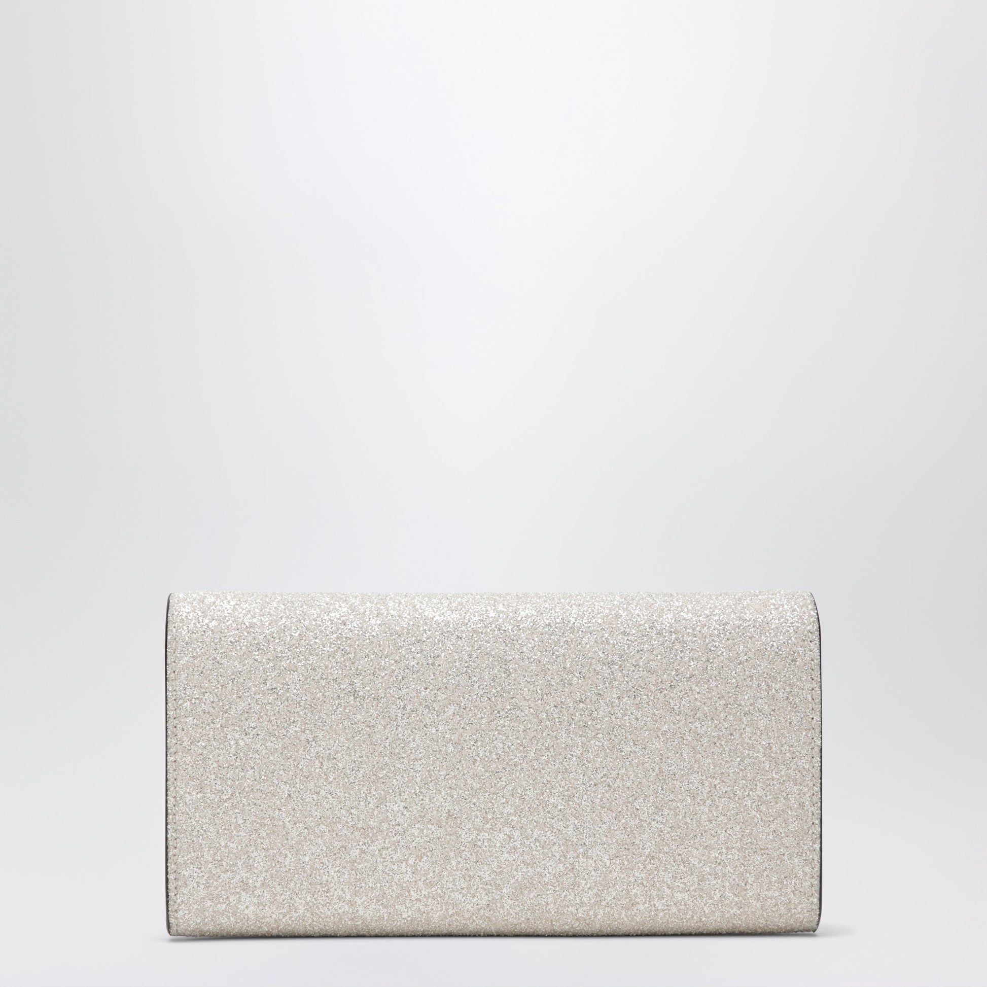 Jimmy Choo Emmie Pouch With Light Gold Micro-Glitter Women JIMMY CHOO