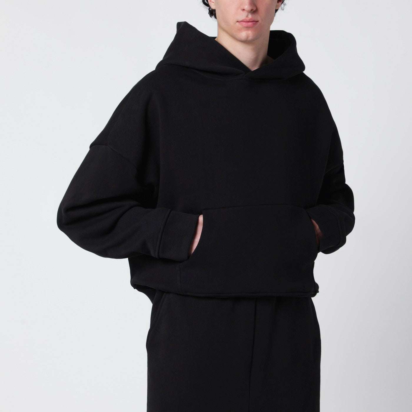 Entire Studios Black Cotton Sweatshirt Men Entire Studios