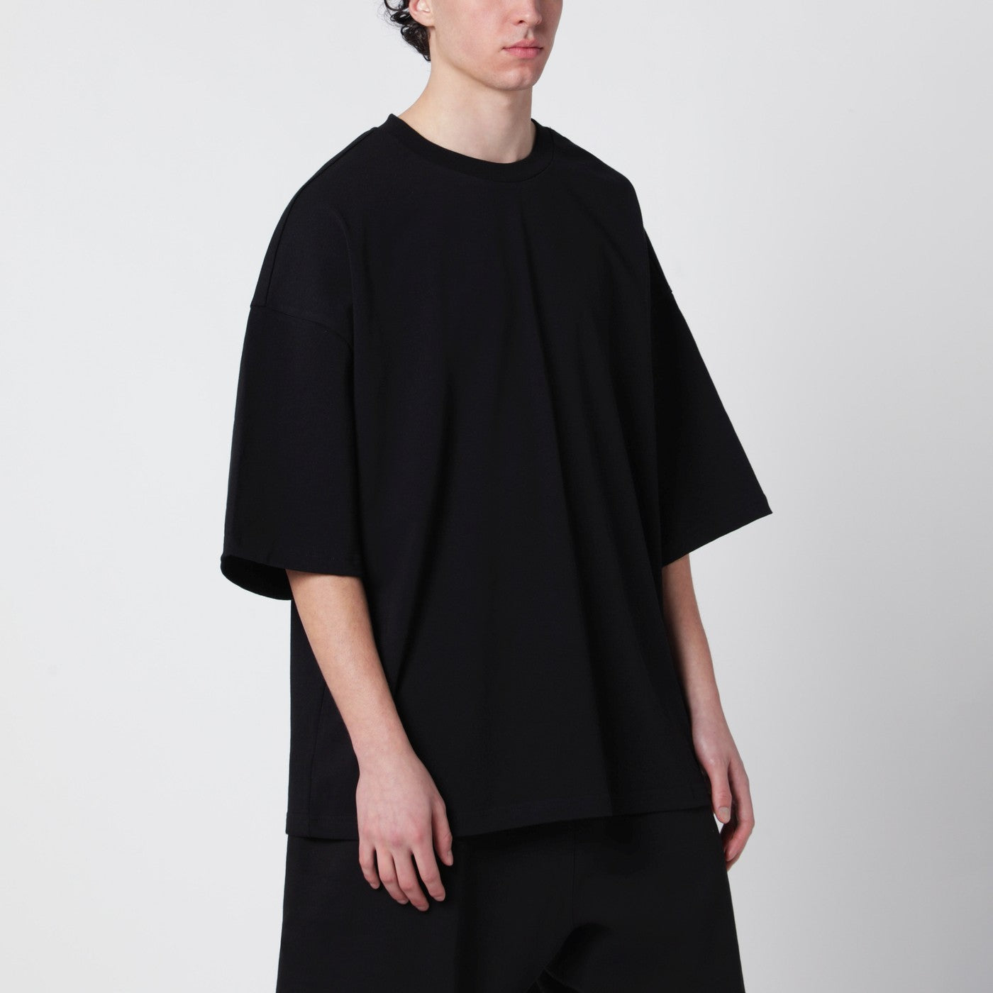 Entire Studios Black Boxy T-Shirt Men Entire Studios