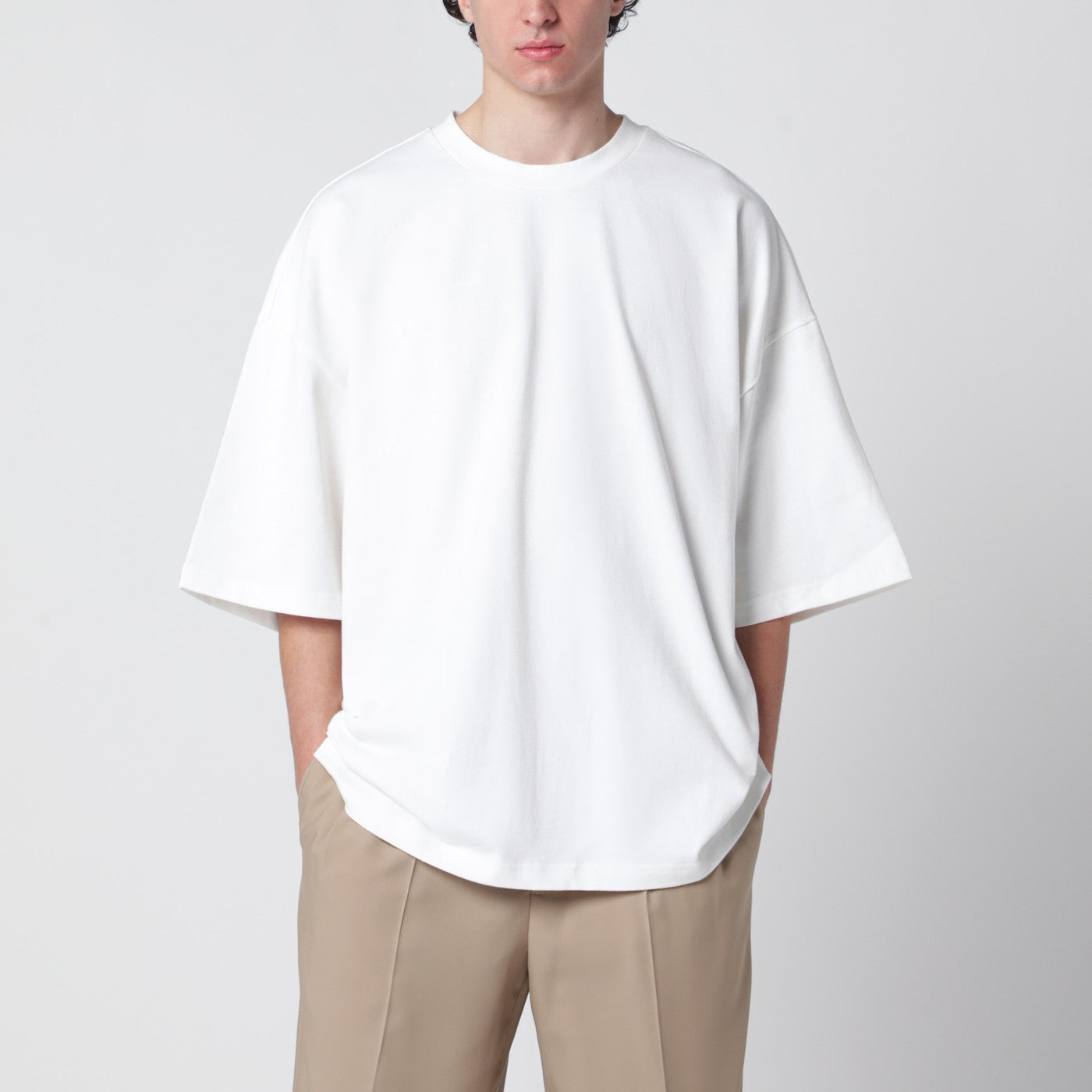 Entire Studios White Boxy T-Shirt Men Entire Studios