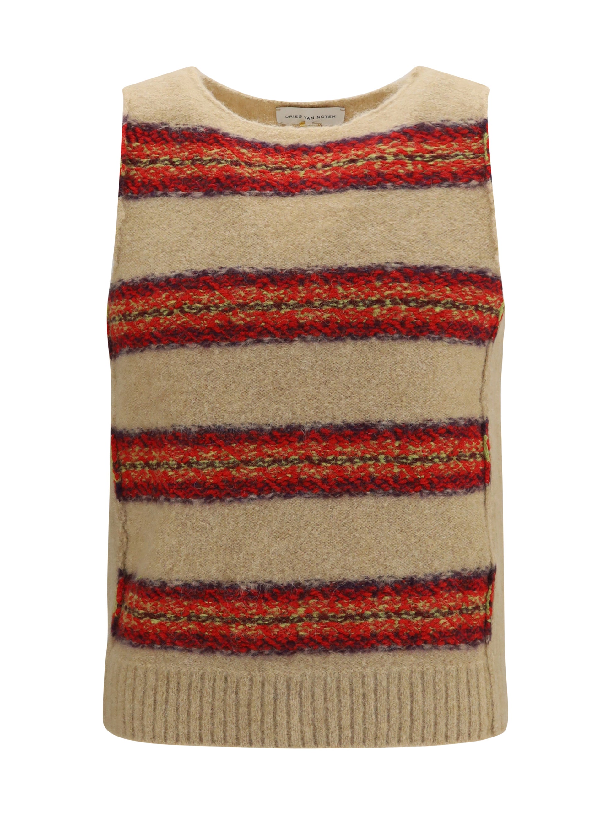 Dries Van Noten Men Striped Sweater Vest DRIES VAN NOTEN